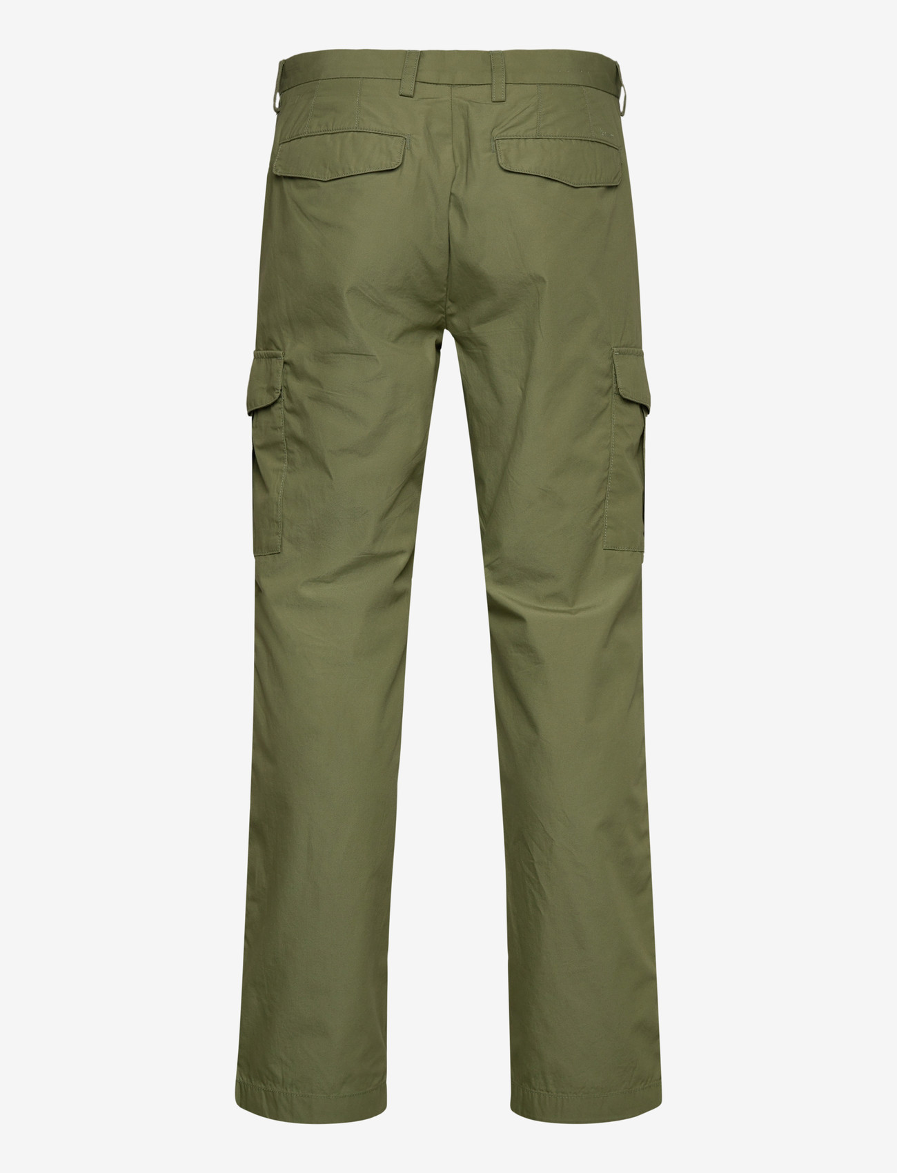 Gant - REG LIGHT COTTON CARGO PANTS - cargobukser - dry herb green - 2
