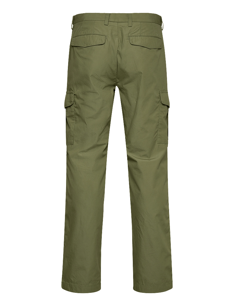 Gant - REG LIGHT COTTON CARGO PANTS - cargobukser - dry herb green - 2