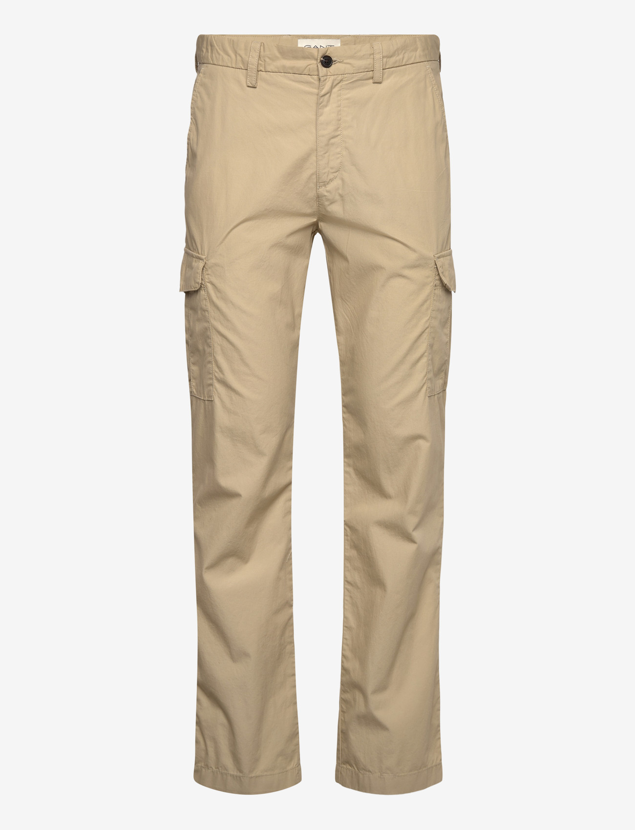Gant - REG LIGHT COTTON CARGO PANTS - cargobukser - oat beige - 1