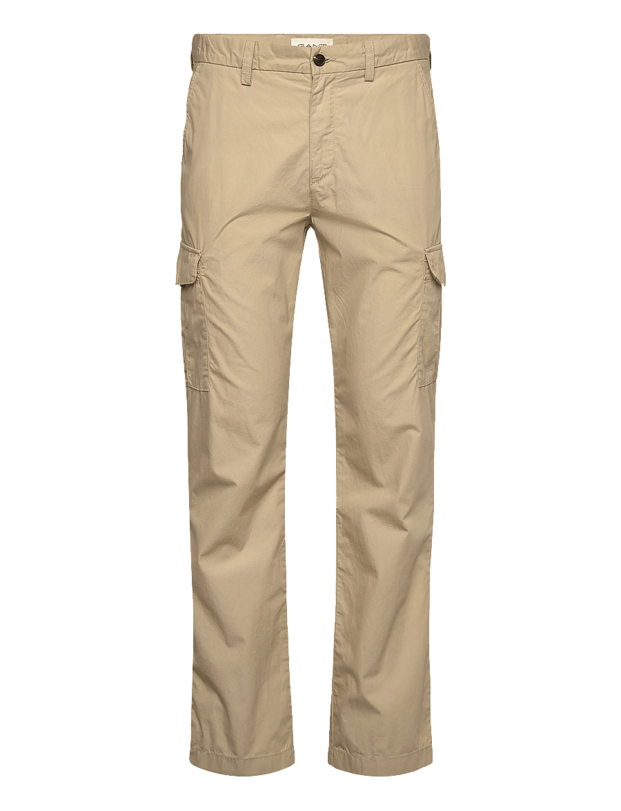 Gant - REG LIGHT COTTON CARGO PANTS - cargobyxor - oat beige - 1