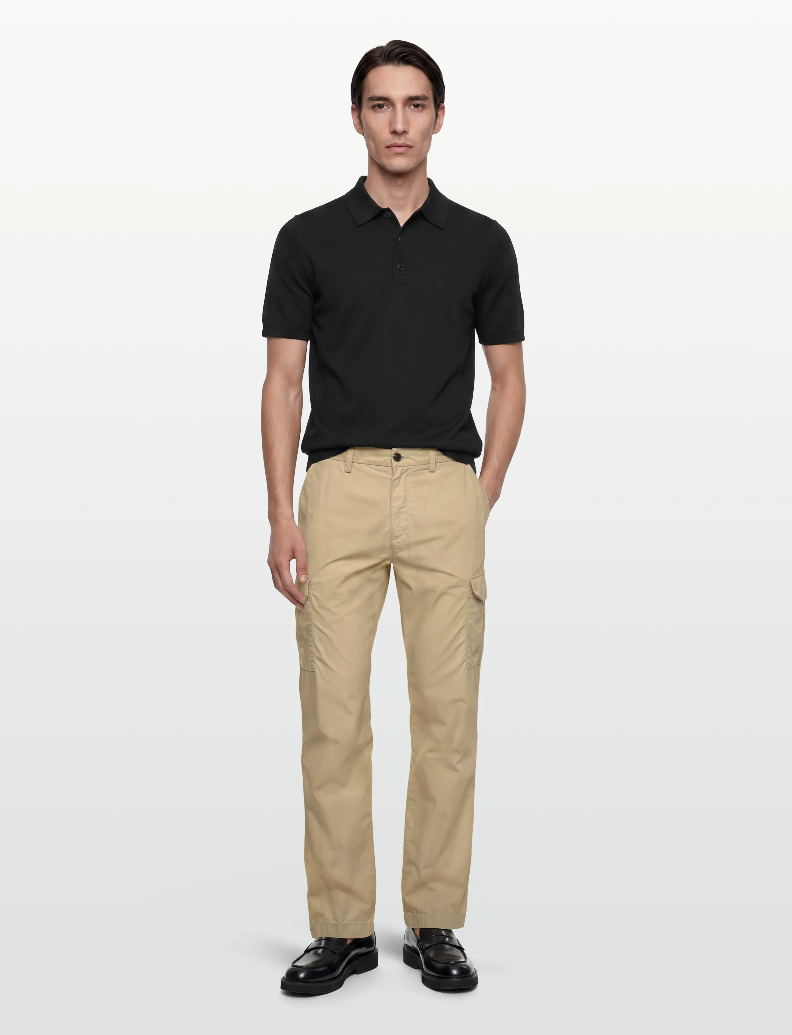 Gant Reg Light Cotton Cargo Pants, 31, Trousers, Beige - Männerswear