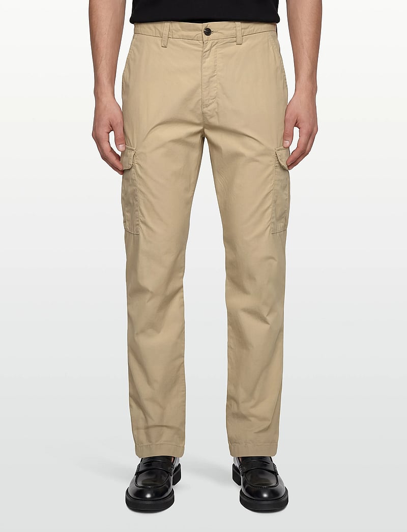 Gant - REG LIGHT COTTON CARGO PANTS - cargobukser - oat beige - 3