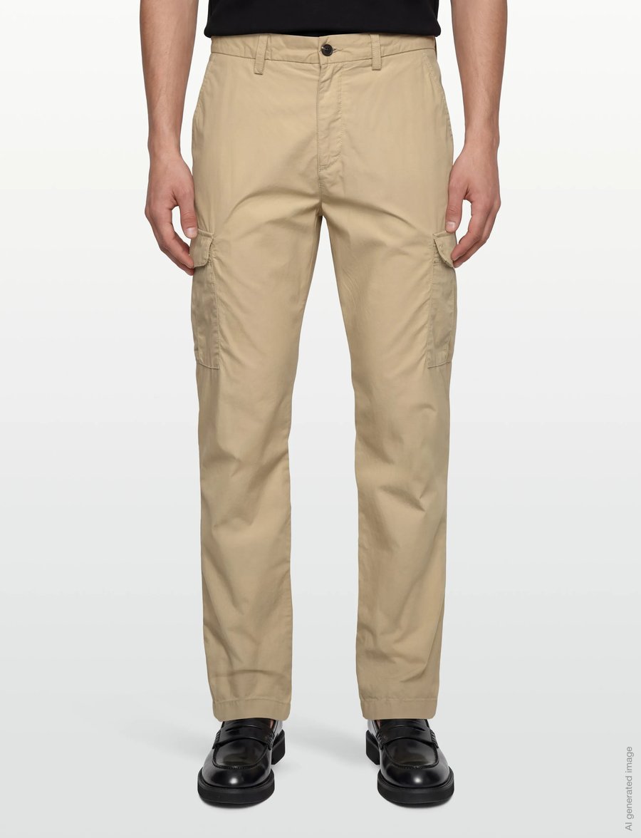 Gant - REG LIGHT COTTON CARGO PANTS - cargobyxor - oat beige - 3