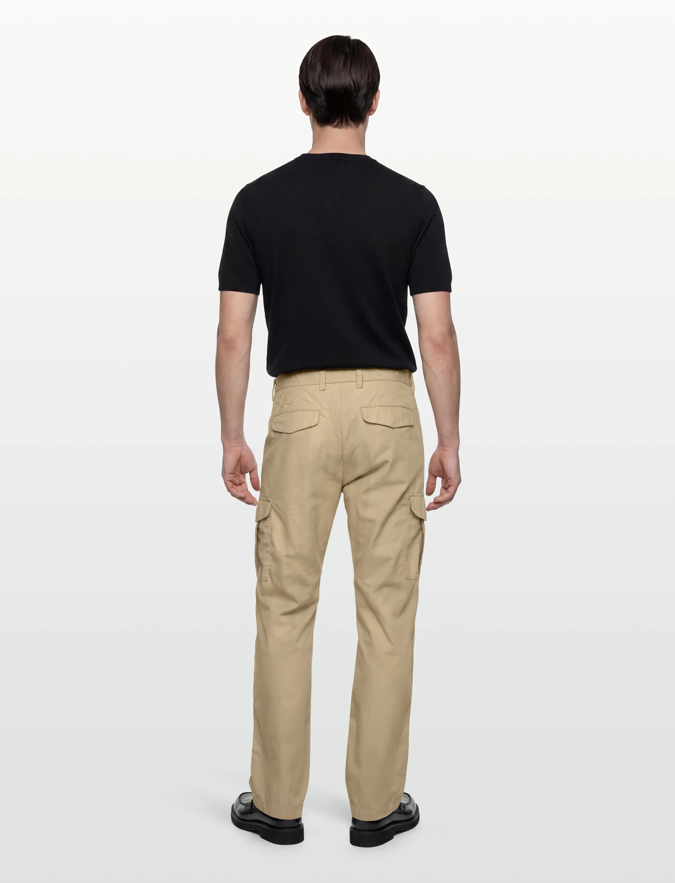 Gant - REG LIGHT COTTON CARGO PANTS - cargobukser - oat beige - 4