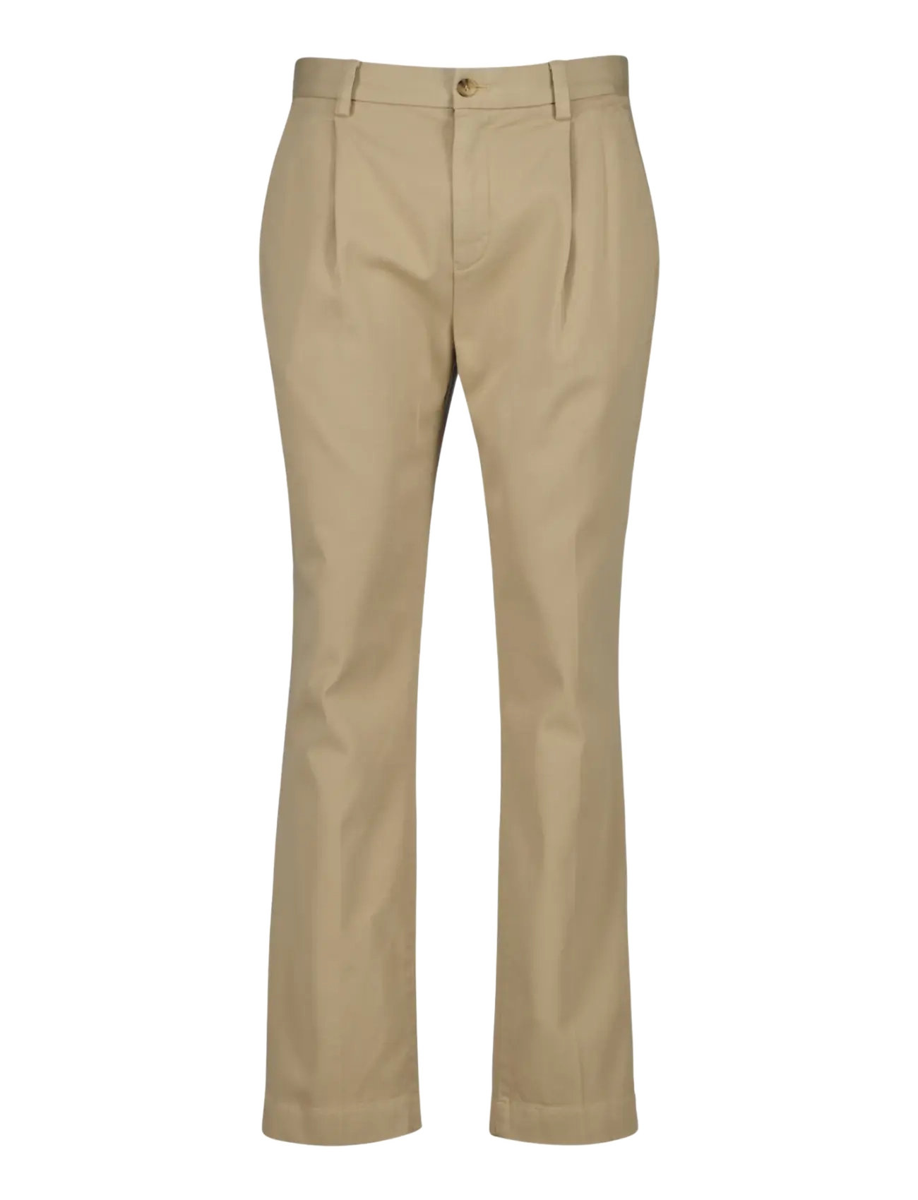 Gant TAPERED COTTON TWILL CHINOS - Gant - DARK KHAKI / beige
