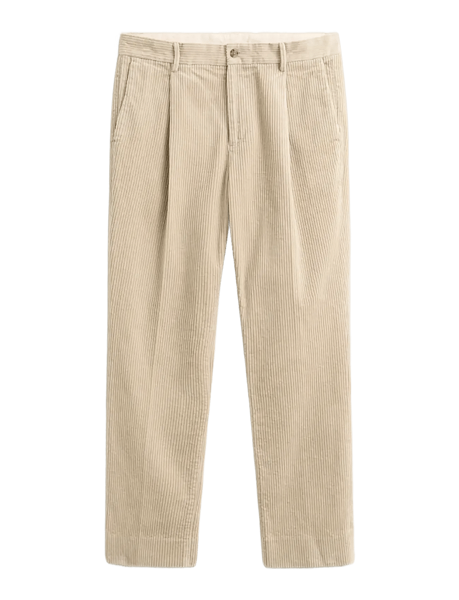 Gant - CORDUROY SUIT PANTS - casual trousers - clay beige - 0