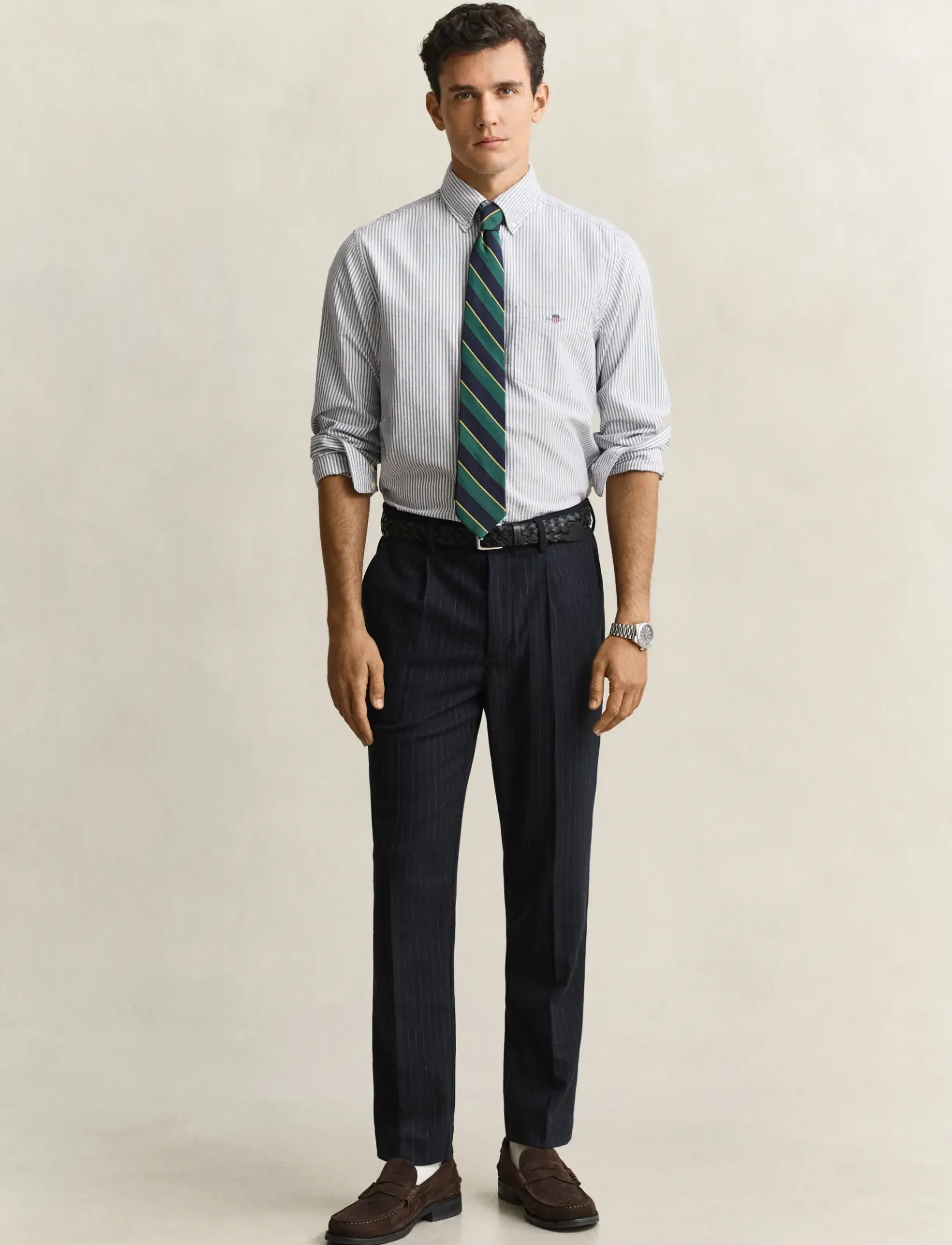 Gant Tapered Wool Flannel Pants byxor herr – bild 6