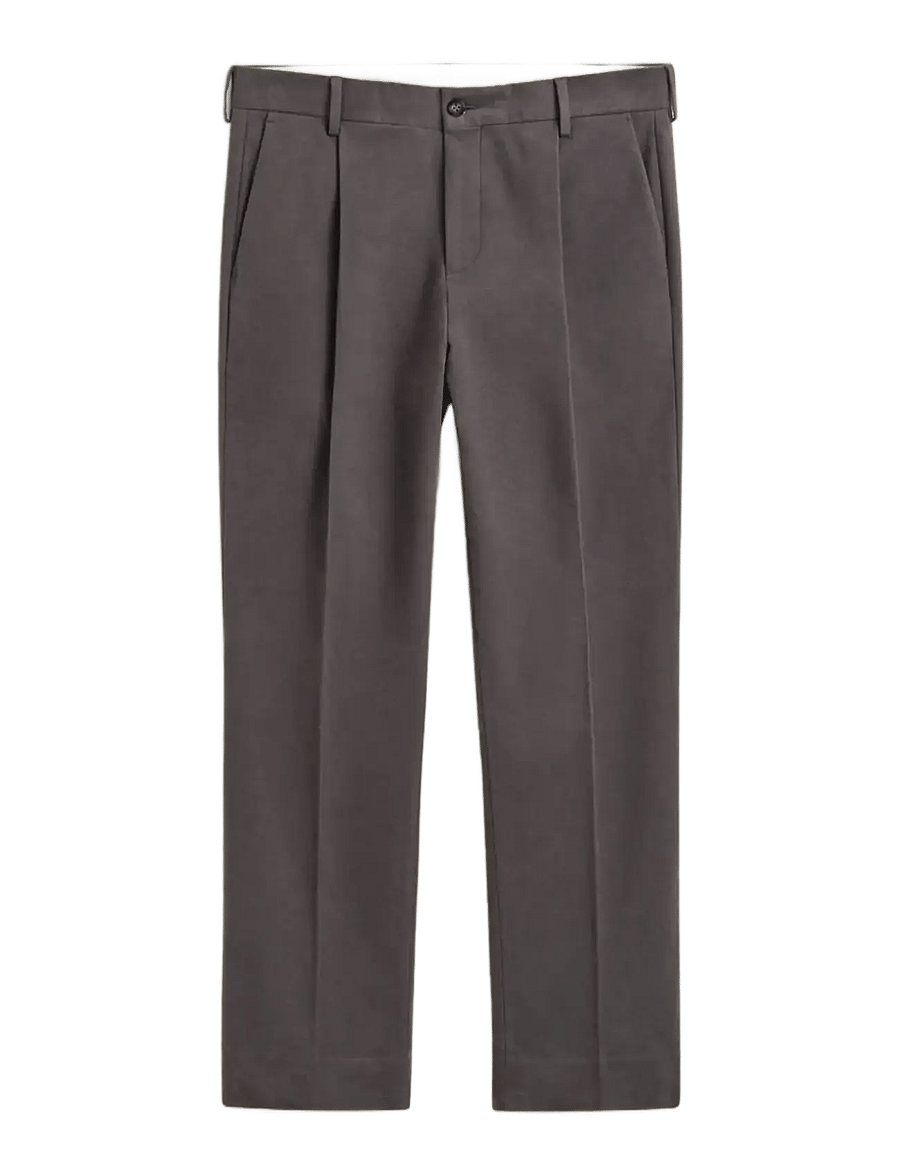 Gant - MOLESKIN SUIT PANTS - anzugshosen - dusky anthracite - 0