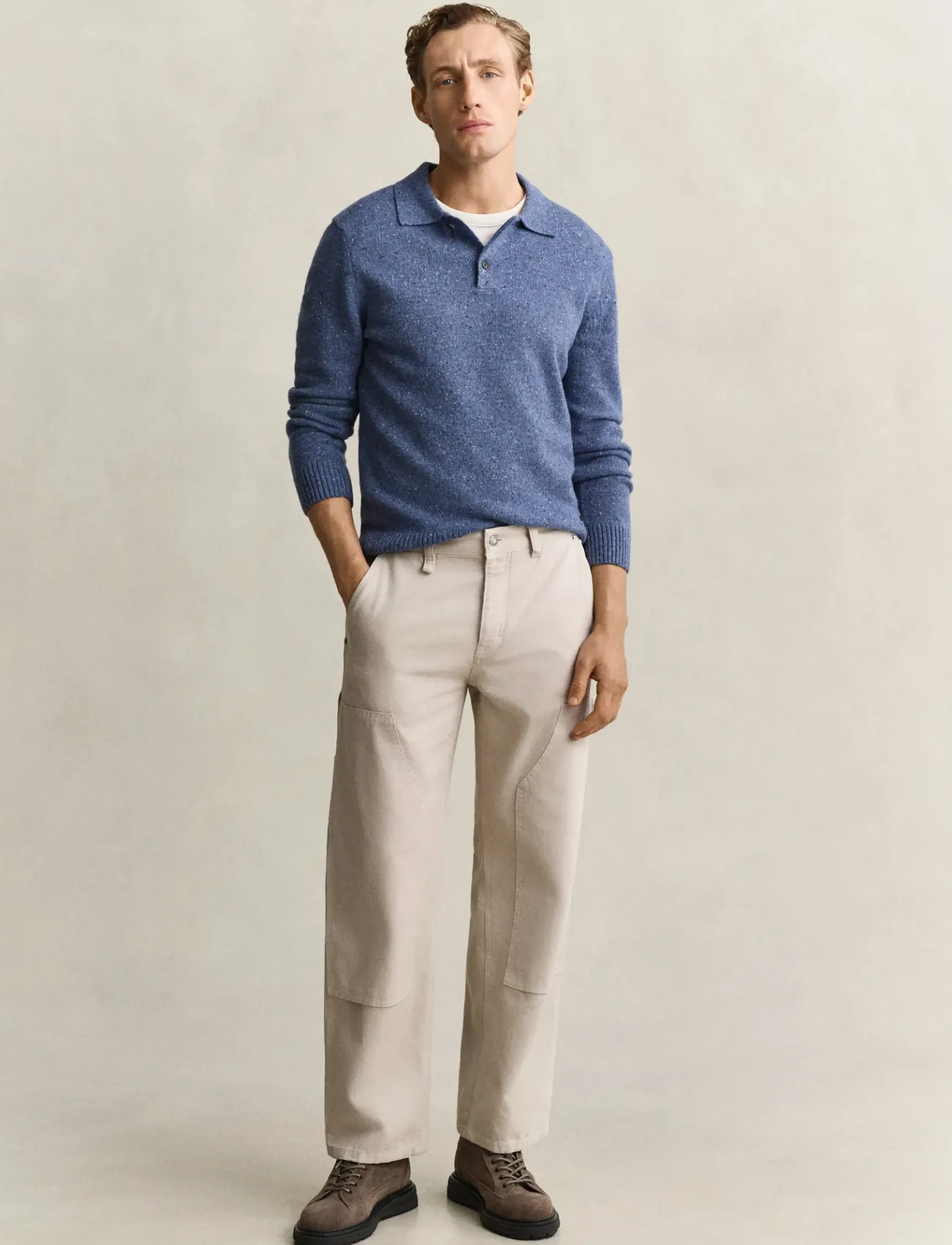 Gant - RELAXED CARPENTER CANVAS PANTS - clay beige - 1