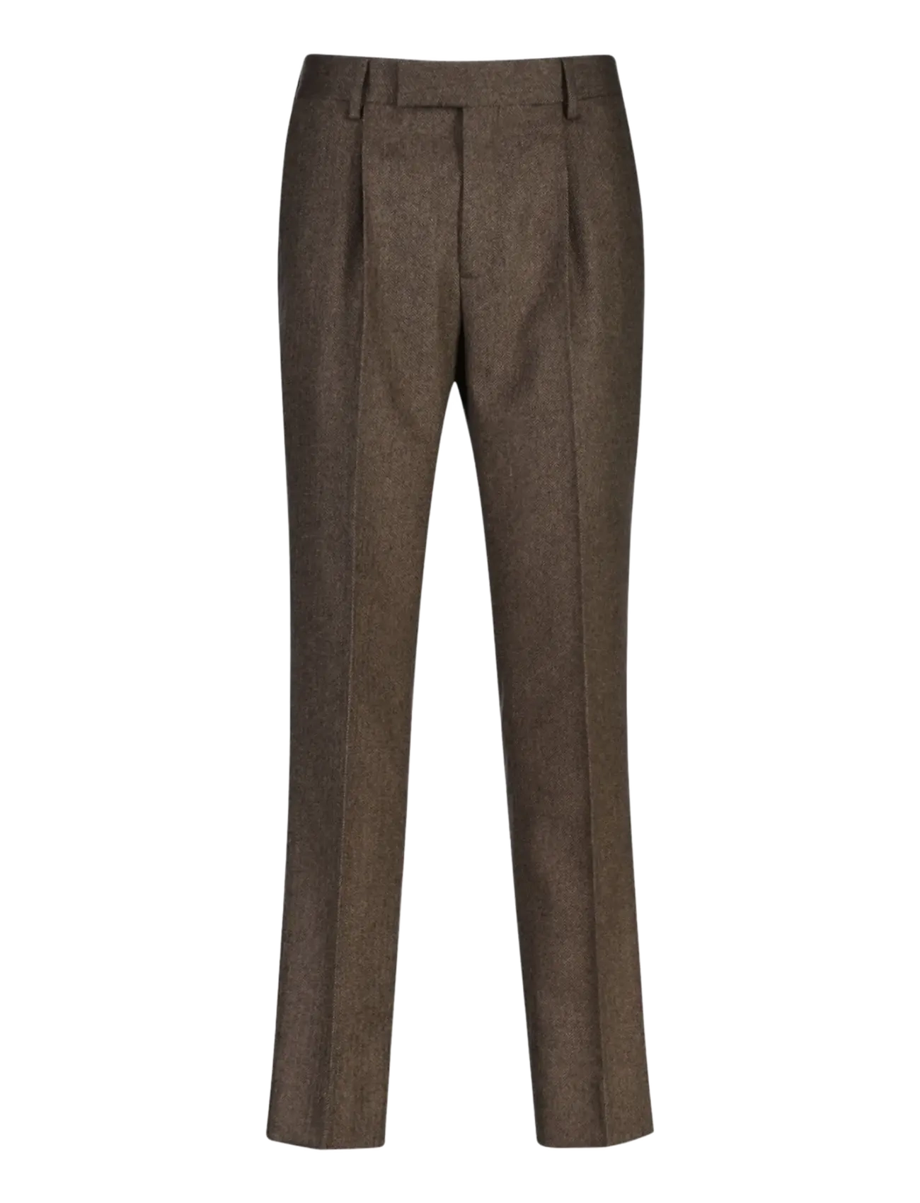 Gant WOOL HERRINGBONE SUIT PANTS - Nach Stil kaufen - BLACK BROWN / brown