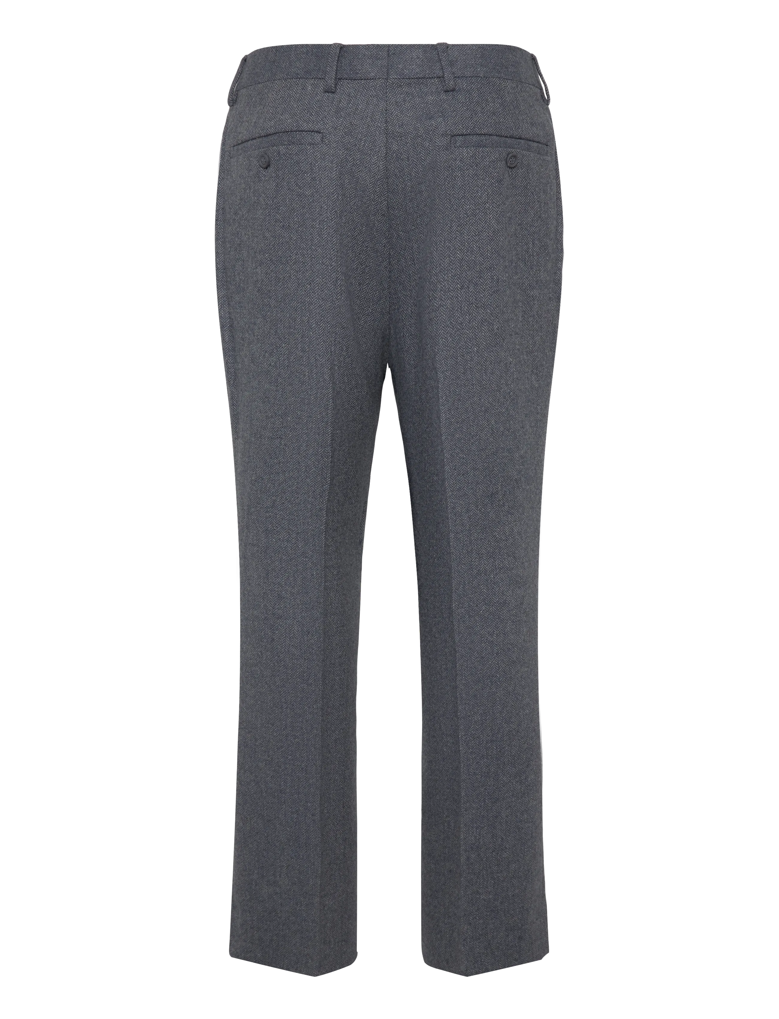 Gant - WOOL HERRINGBONE SUIT PANTS - anzugshosen - persian blue - 1