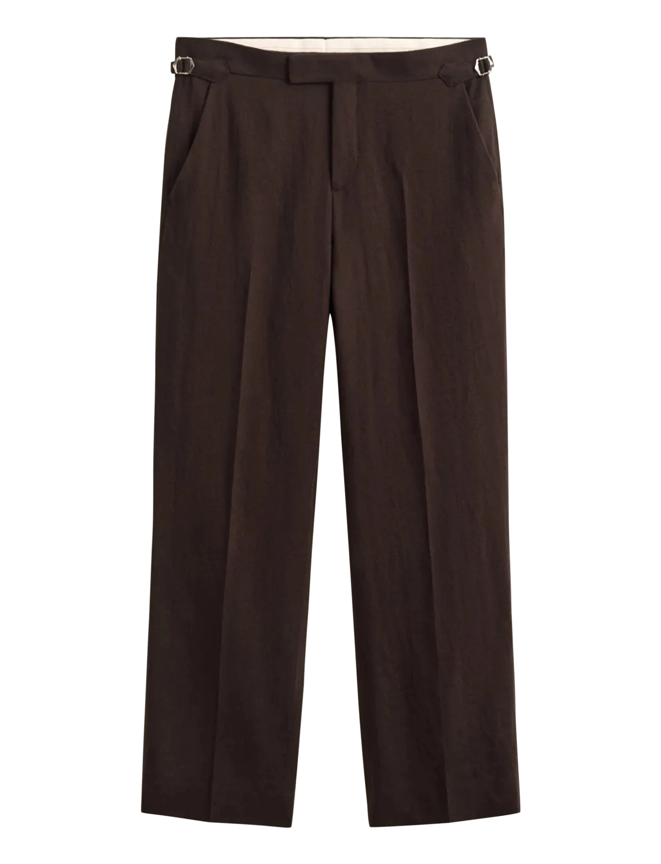 Gant WOOL SUIT PANTS - New arrivals - SHADOW BROWN / brown
