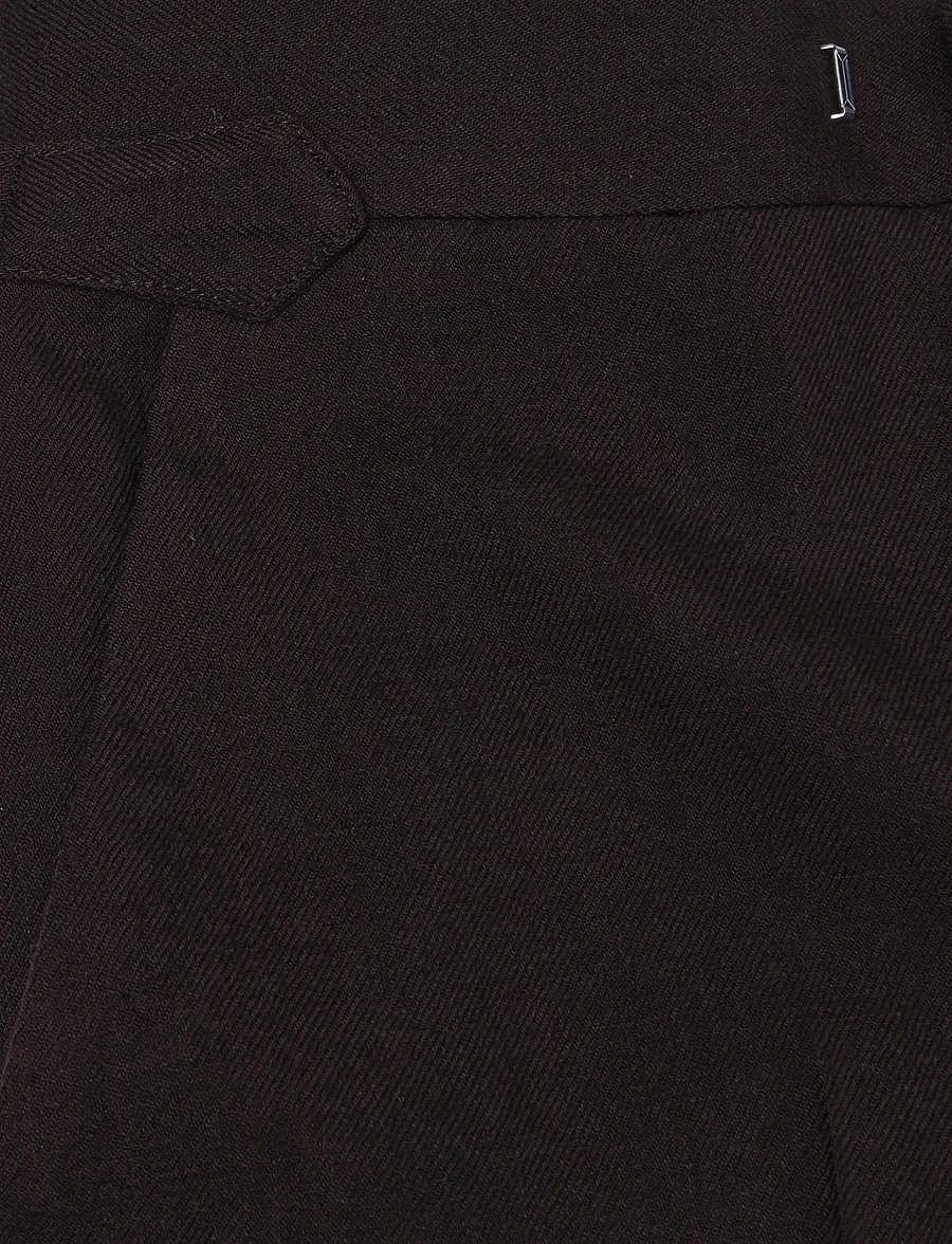 Gant - WOOL SUIT PANTS - lietišķā stila bikses - shadow brown - 2