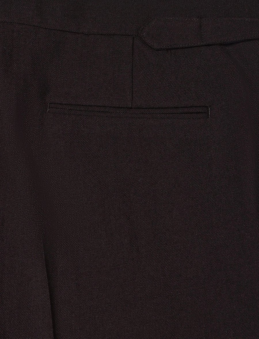 Gant - WOOL SUIT PANTS - lietišķā stila bikses - shadow brown - 4