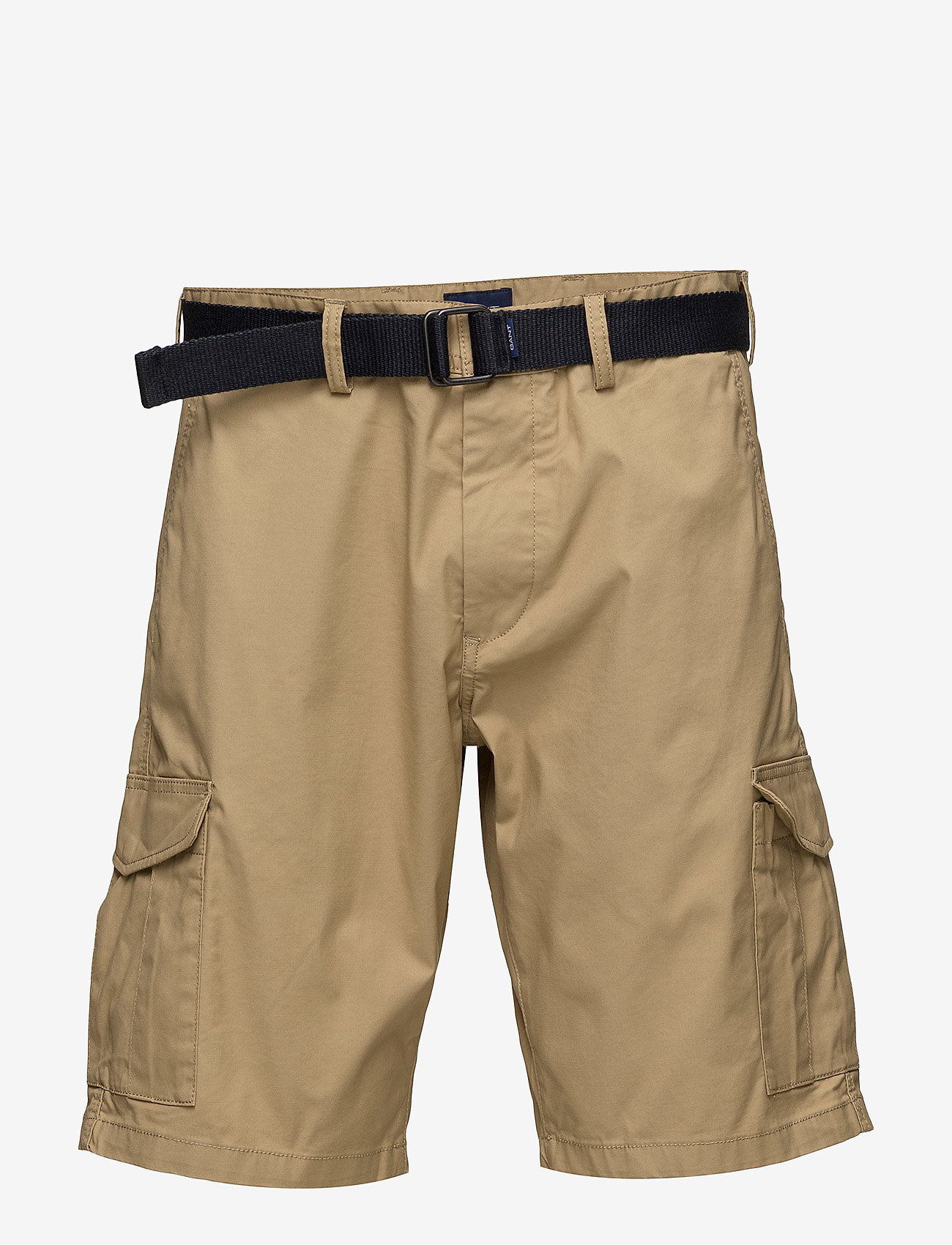 GANT - O2. TP RELAXED BELTED UTILITY SHORT - dark khaki - 0