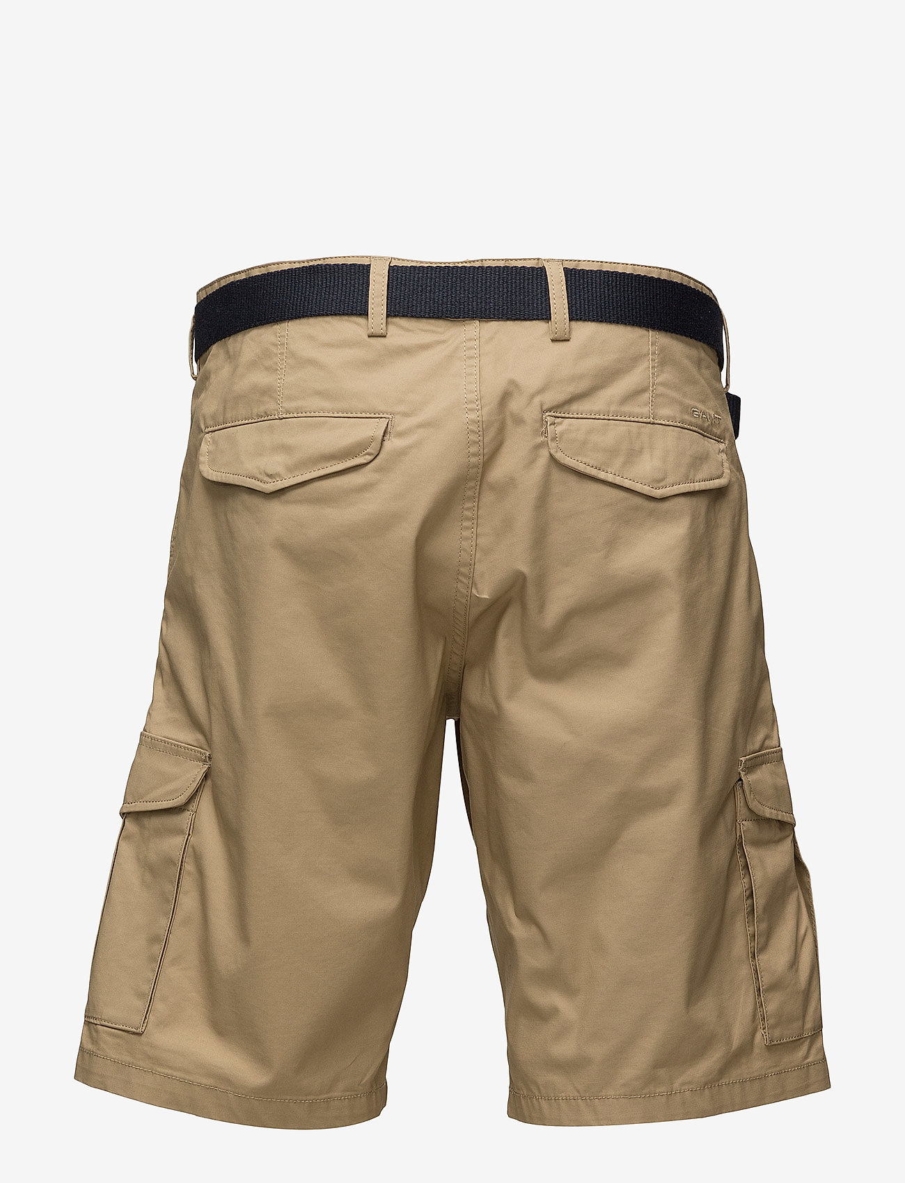 GANT - O2. TP RELAXED BELTED UTILITY SHORT - dark khaki - 1
