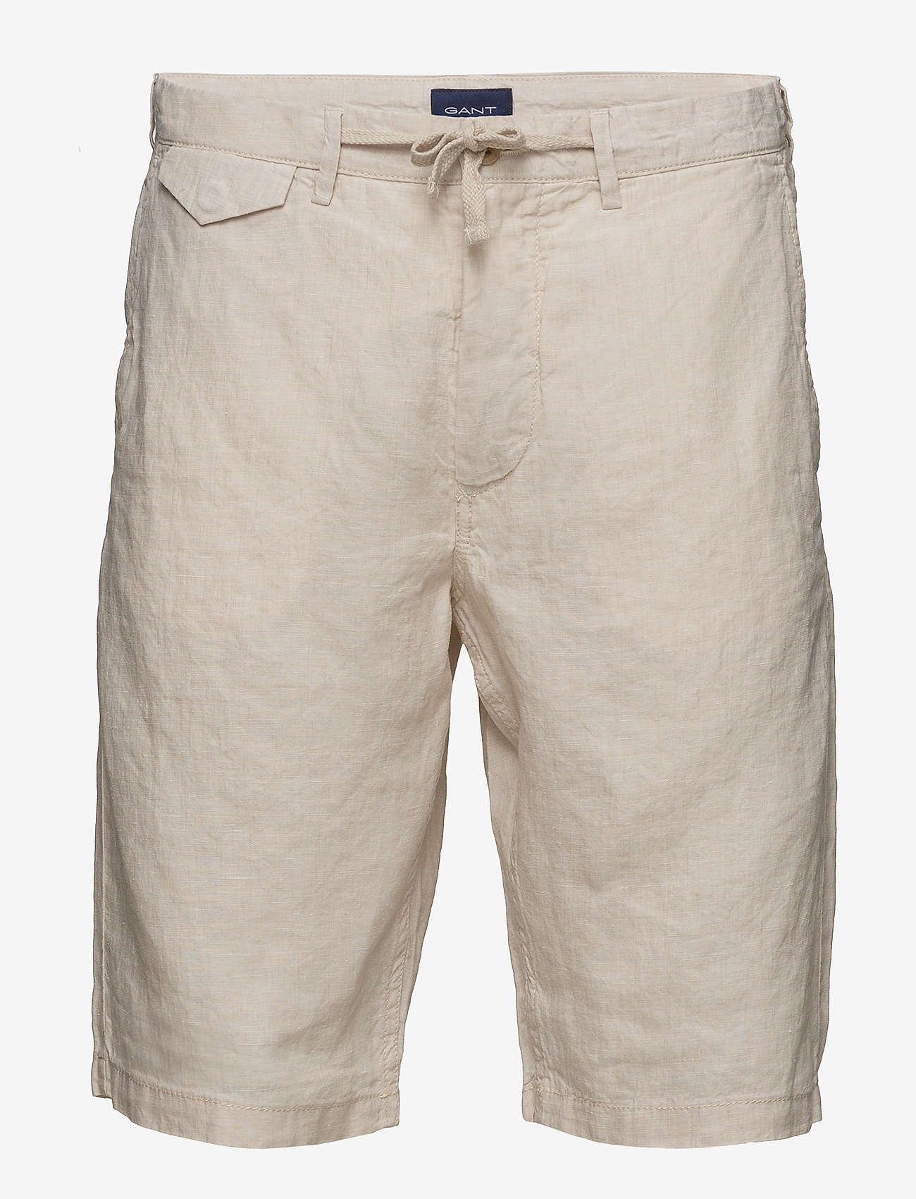 GANT - O2. RELAXED LINEN SHORTS - putty - 0