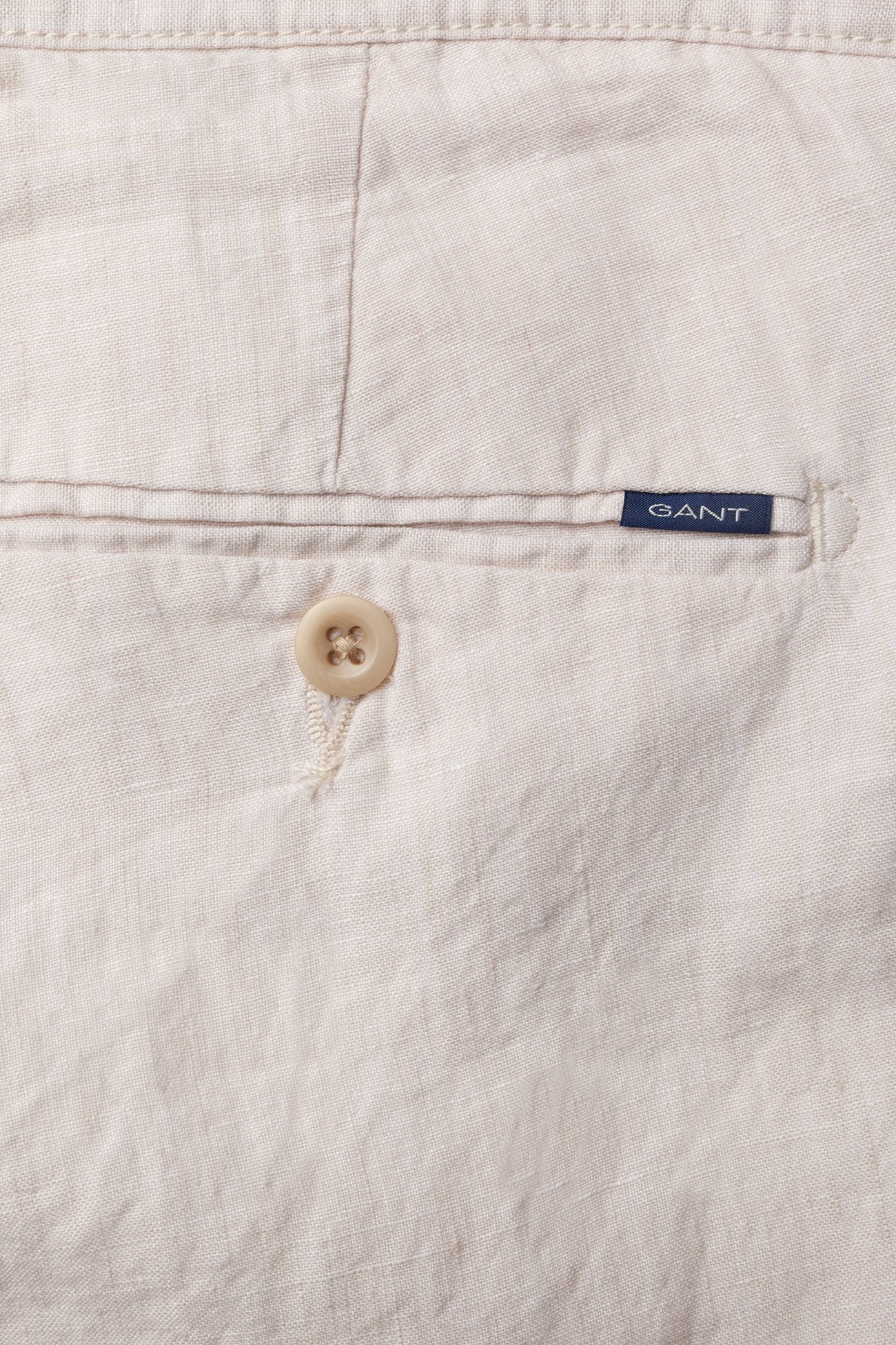 GANT - O2. RELAXED LINEN SHORTS - putty - 4