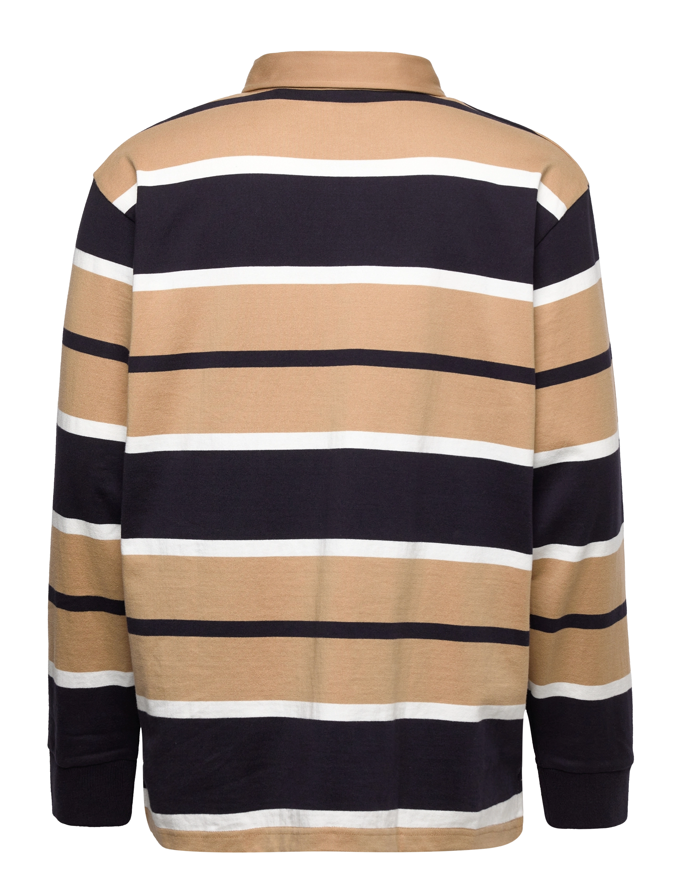 GANT - D1. REPEAT STRIPE HEAVY RUGGER - hazelwood beige - 1