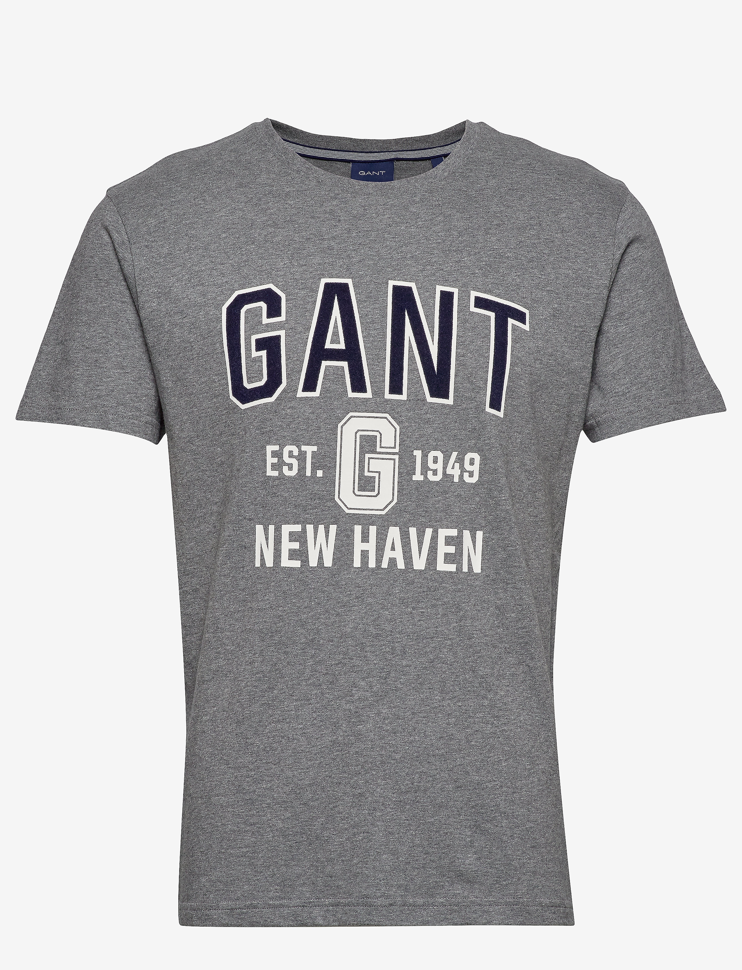 GANT - D2. GIFT GIVING SS T-SHIRT - dark grey melange - 0