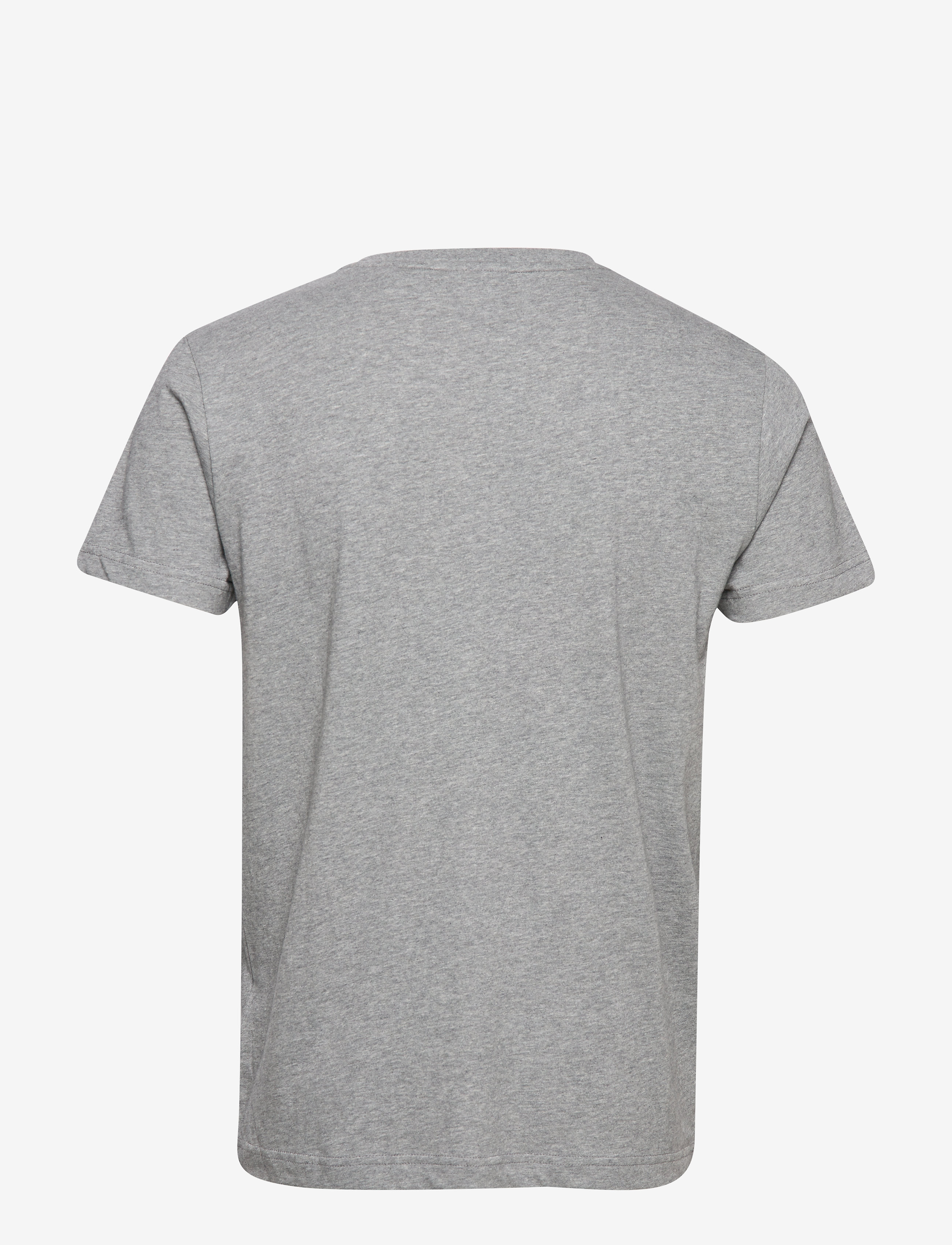 GANT - SMU. GANT STRIPE SS T-SHIRT - grey melange - 1