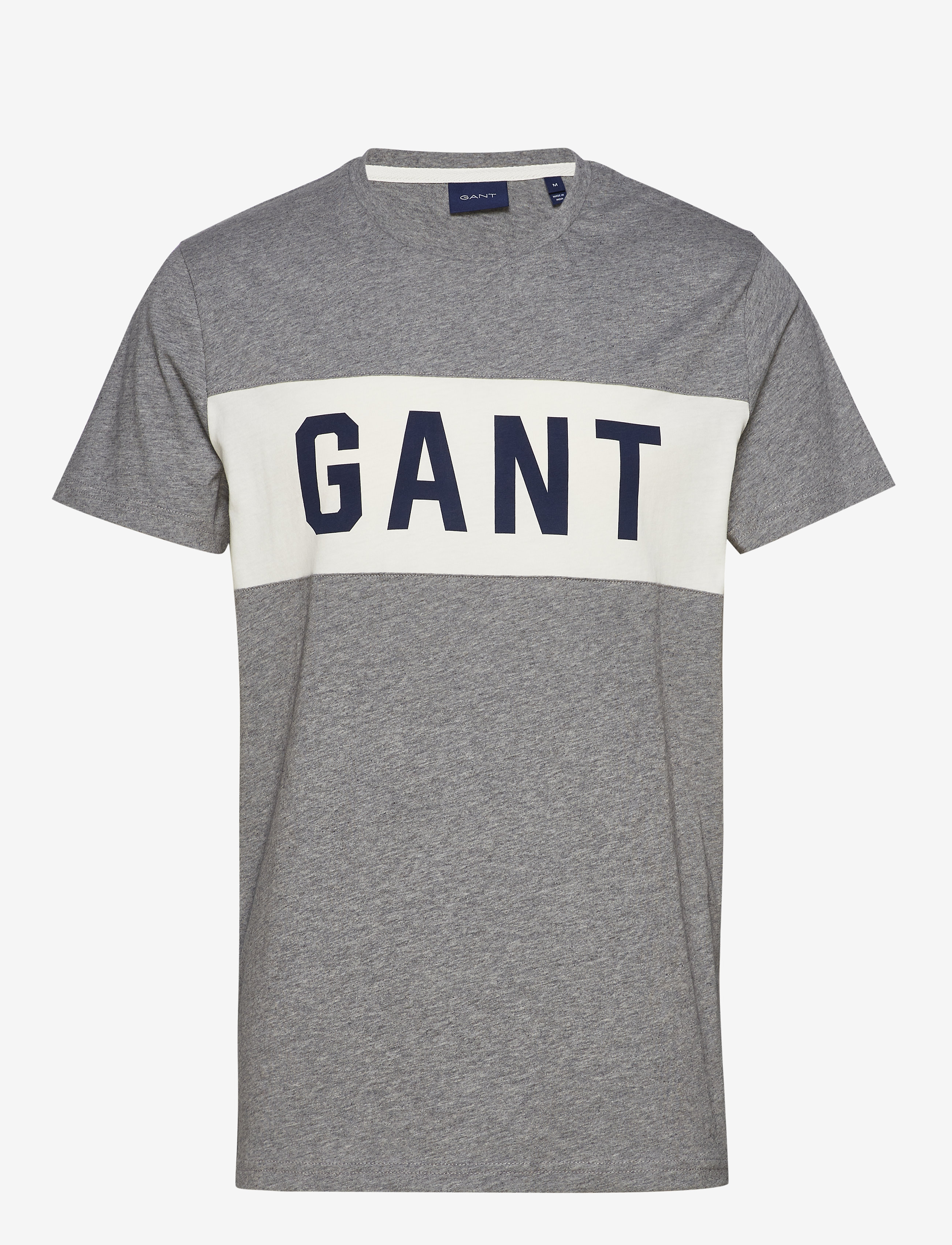 GANT - MD. THE SUMMER LOGO SS TSHIRT - grey melange - 0