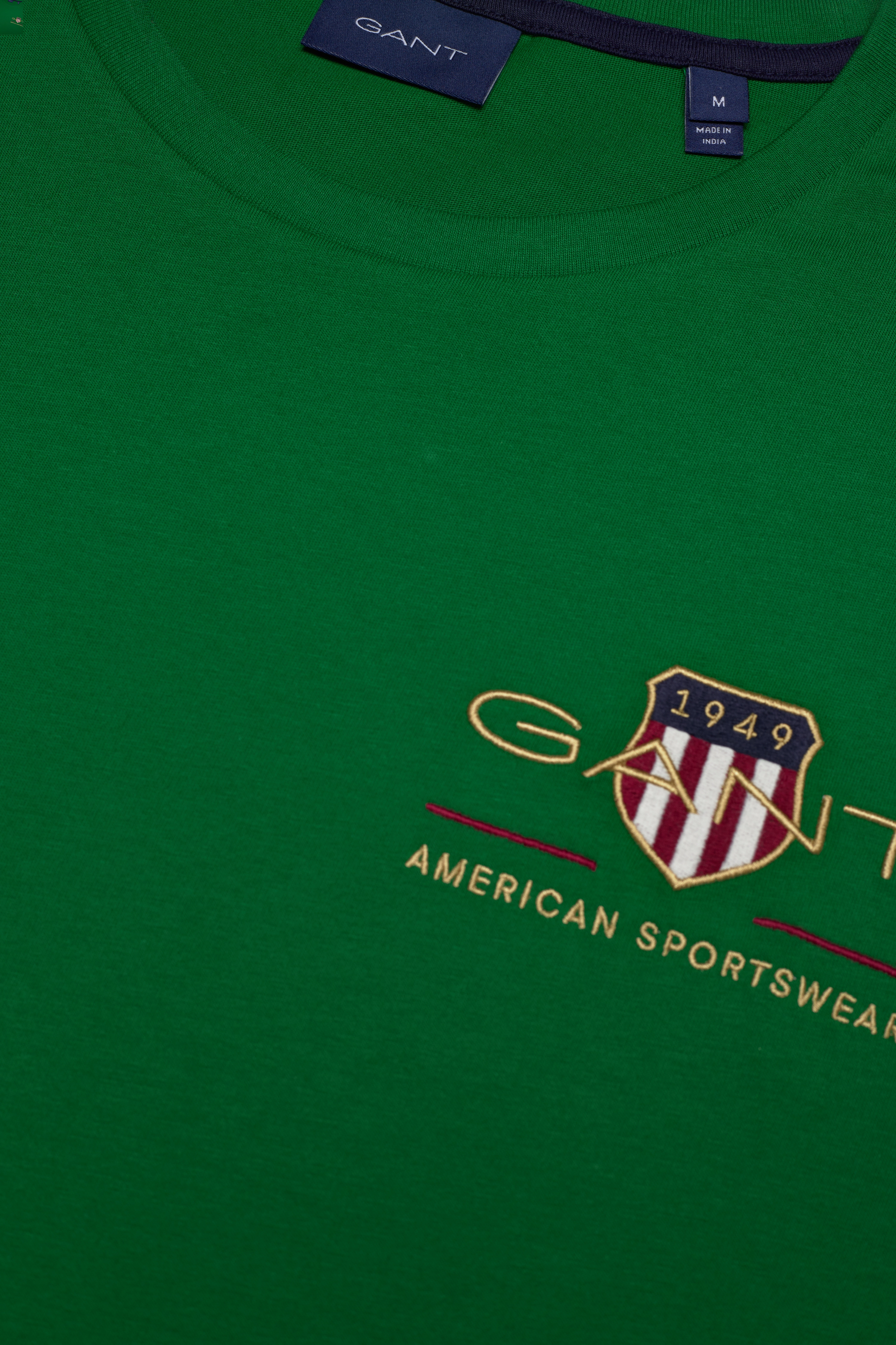 GANT - ARCHIVE SHIELD EMB SS T-SHIRT - lavish green - 3