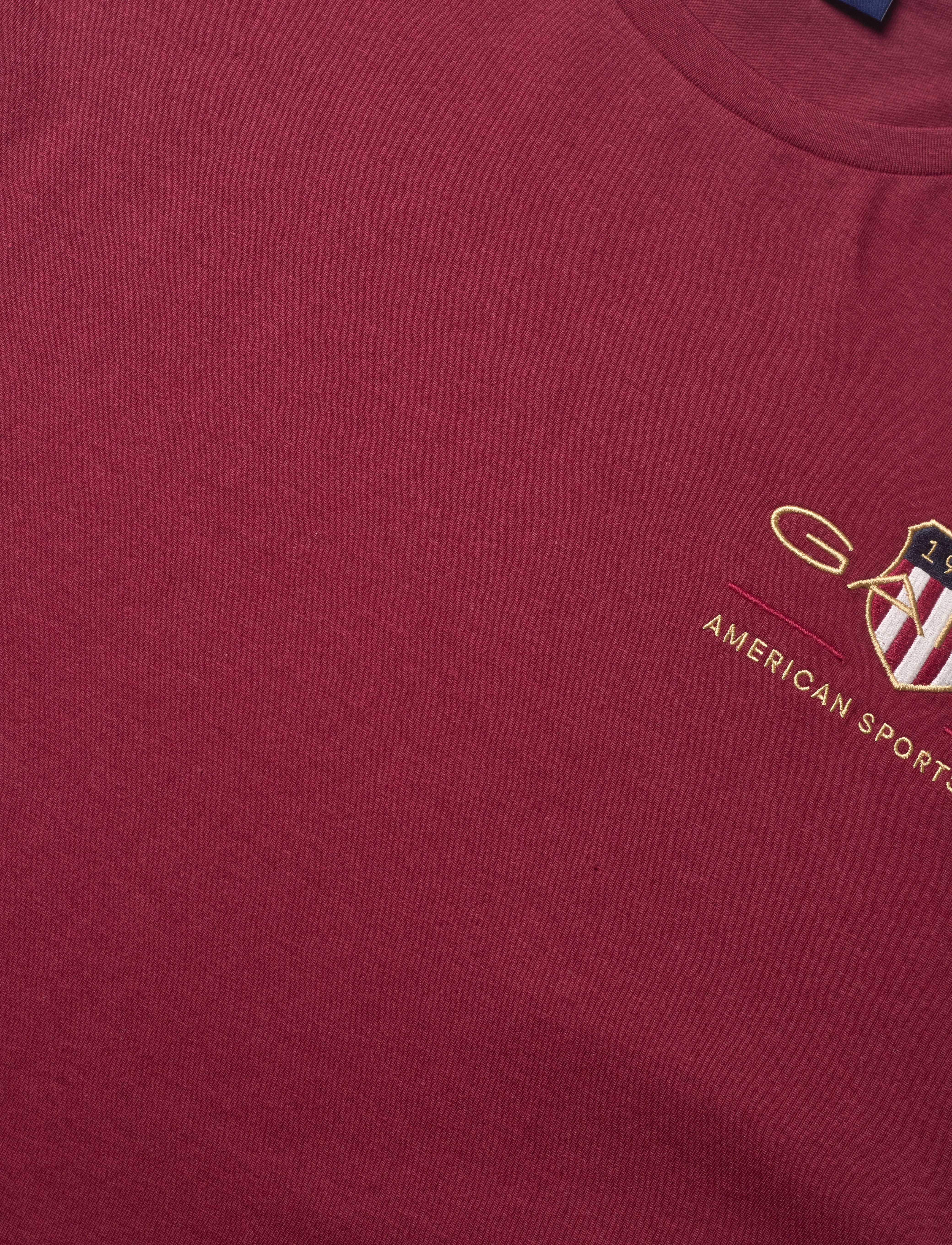 GANT - ARCHIVE SHIELD EMB SS T-SHIRT - plumped red - 2