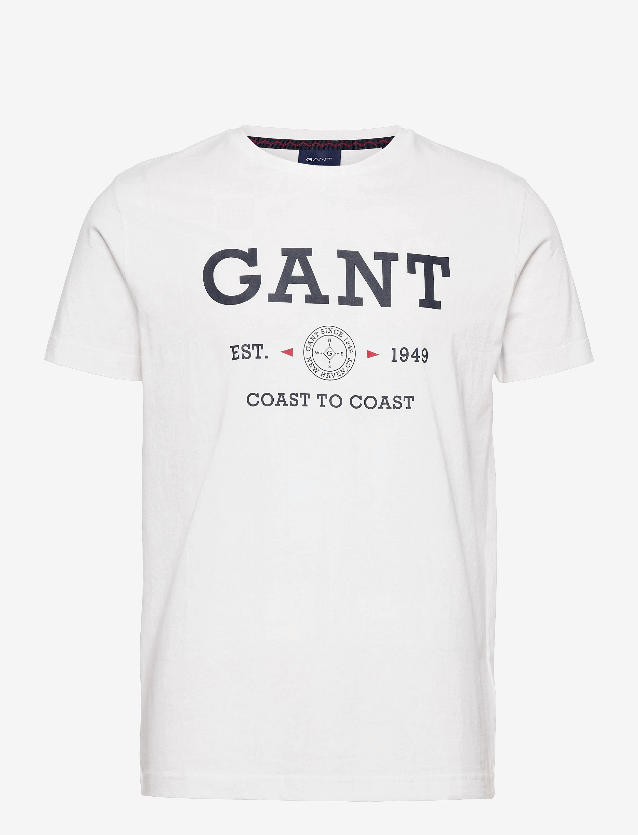 GANT - D1. NAUTICAL SS T-SHIRT - eggshell - 0