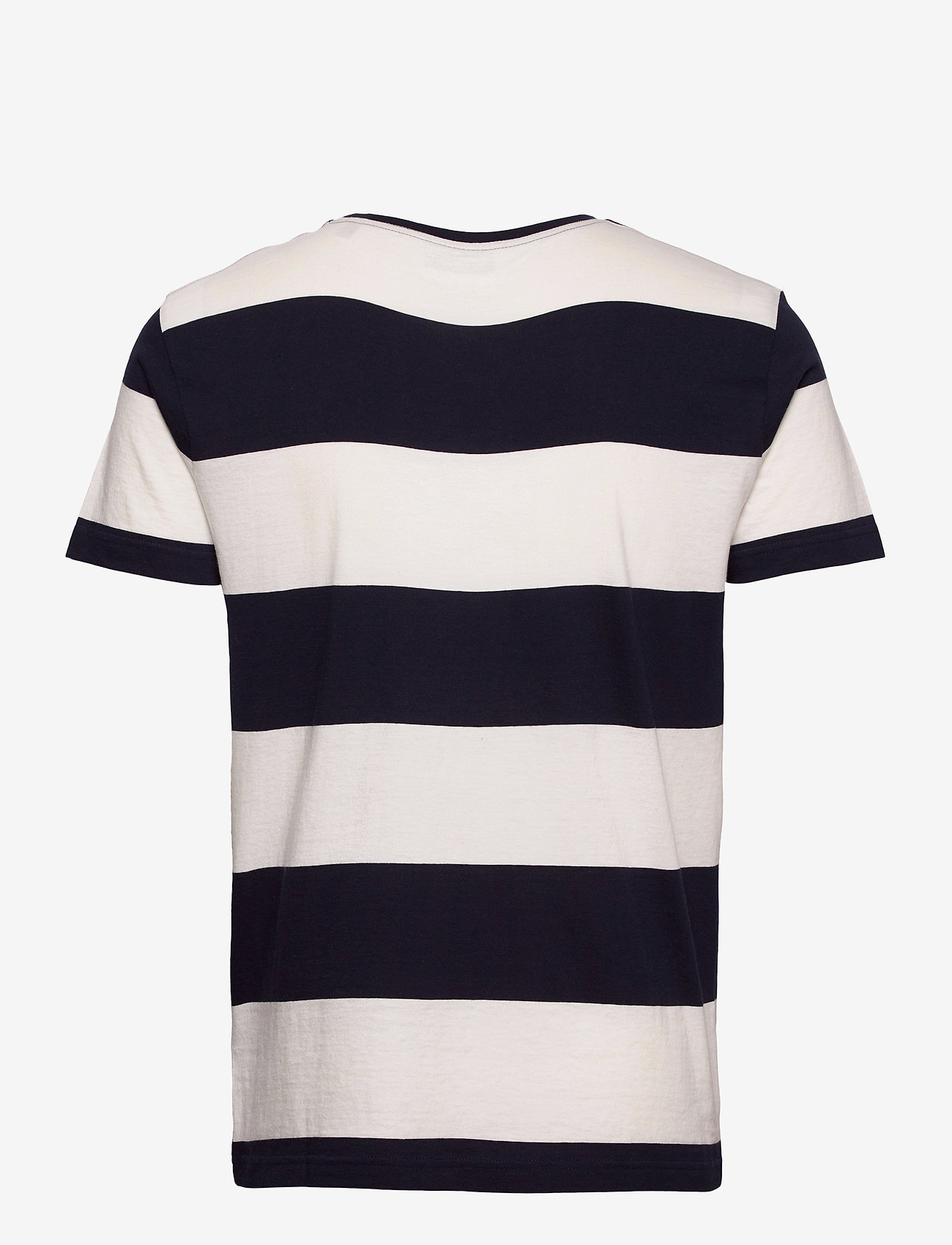 GANT - D2. CREST STRIPE SS T-SHIRT - evening blue - 1