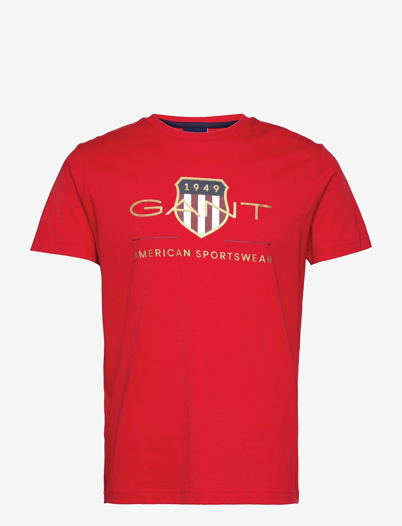 GANT - D2. ARCHIVE SHIELD SS T-SHIRT - kortärmade t-shirts - bright red - 0