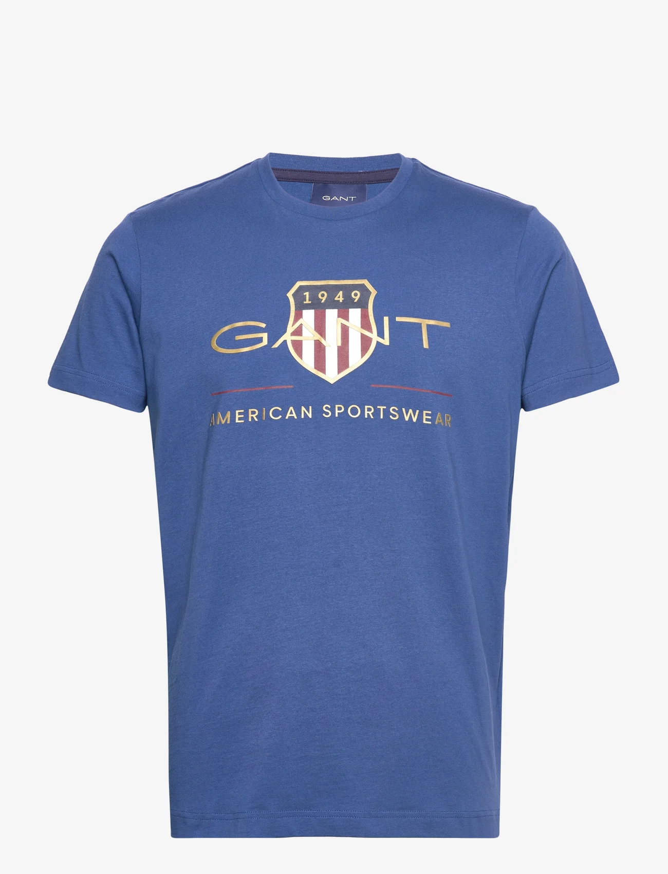 GANT - D2. ARCHIVE SHIELD SS T-SHIRT - kortärmade t-shirts - lake blue - 0