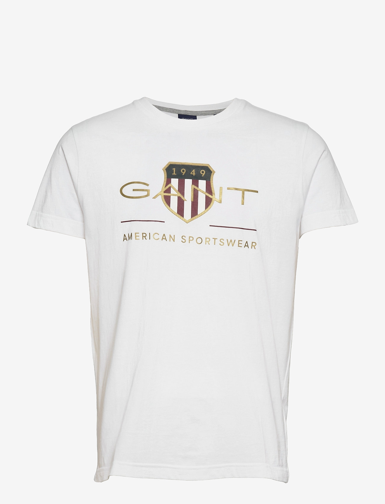 GANT - D2. ARCHIVE SHIELD SS T-SHIRT - short-sleeved t-shirts - white - 0