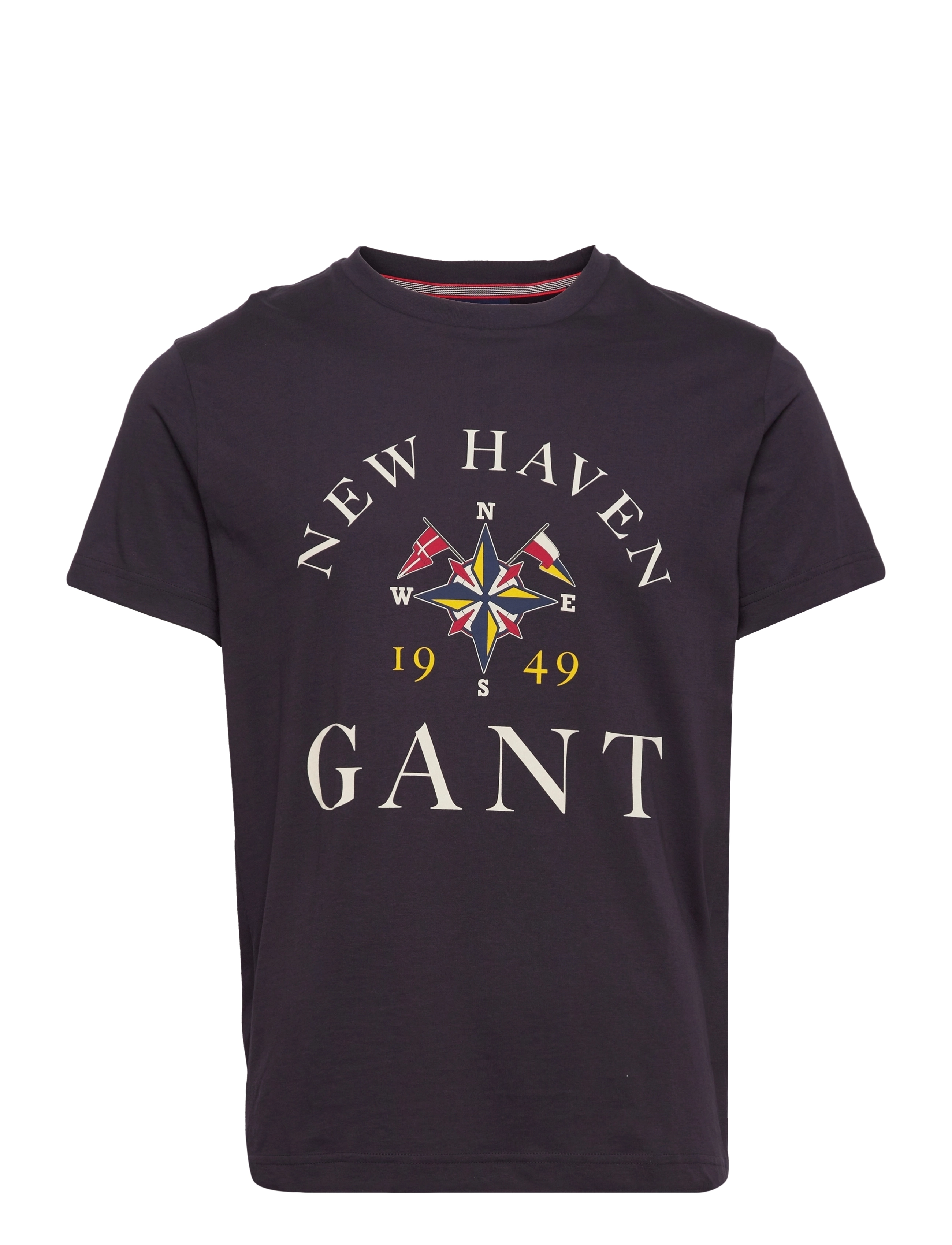 GANT - D1, GANT SAILING SS T-SHIRT - evening blue - 0