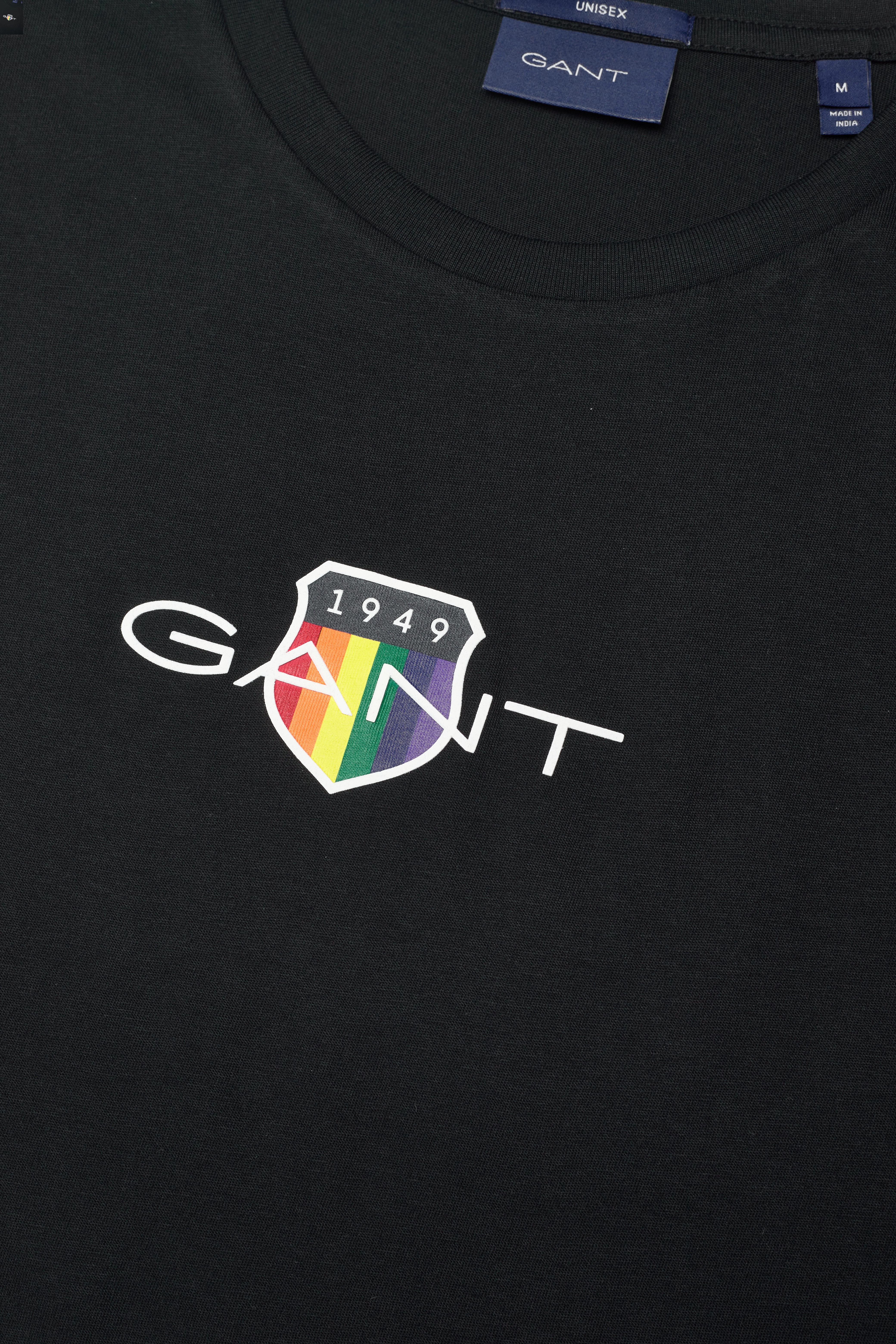 GANT - D.1 GANT PRIDE SS T-SHIRT - black - 2