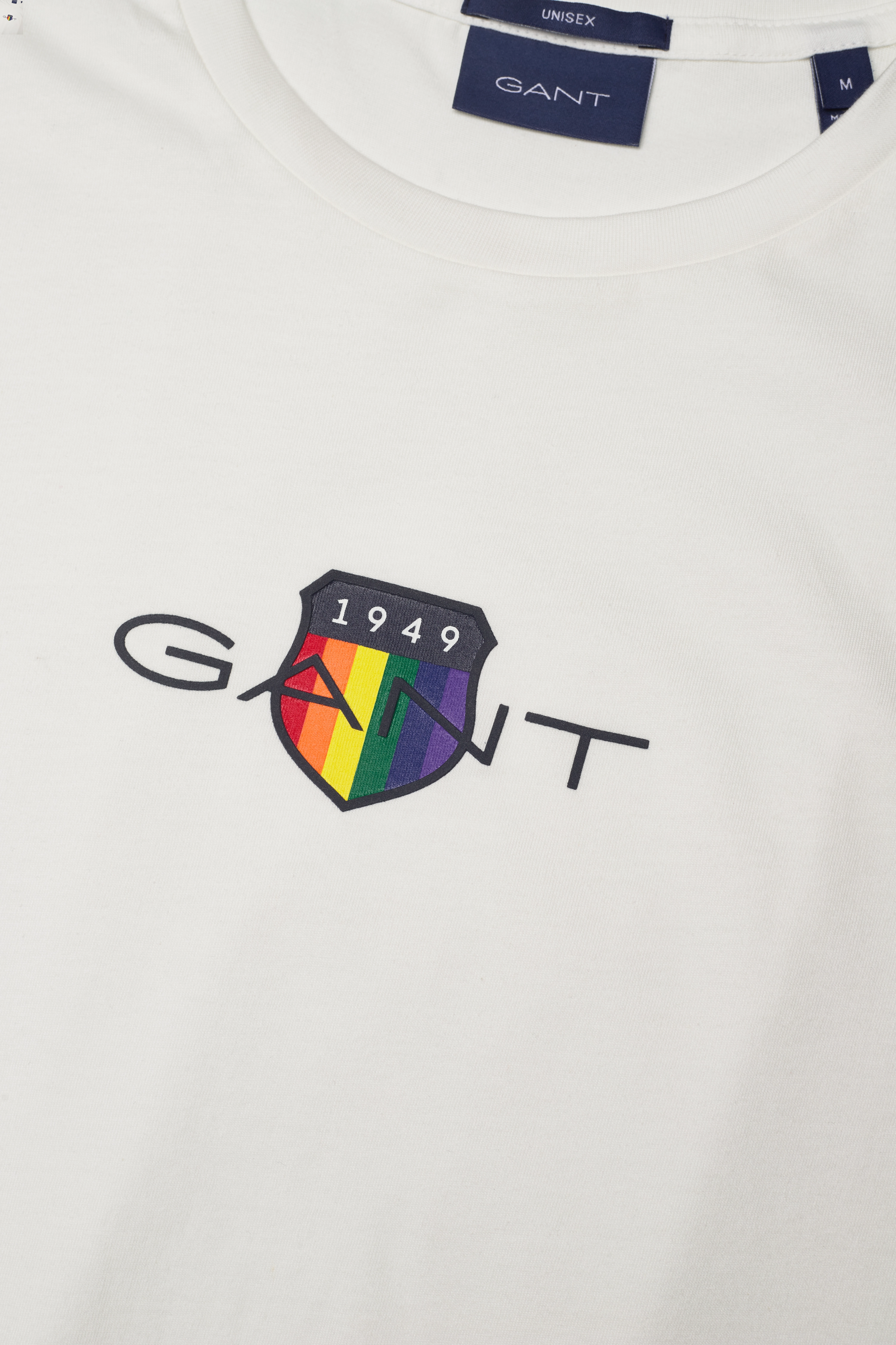 GANT - D.1 GANT PRIDE SS T-SHIRT - eggshell - 2