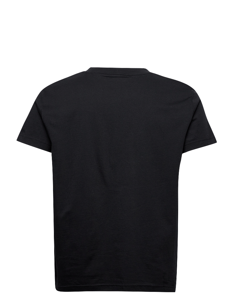 GANT - REG TONAL SHIELD SS T-SHIRT - kortærmede t-shirts - black - 2