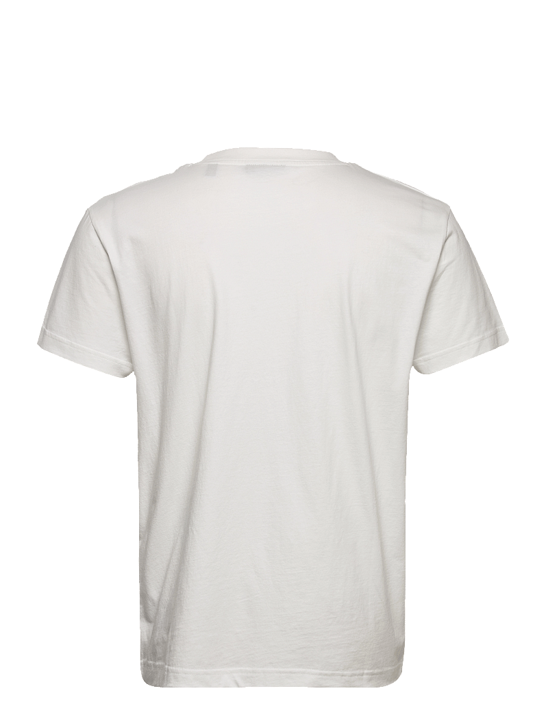 GANT - REG TONAL SHIELD SS T-SHIRT - lühikeste varrukatega t-särgid - eggshell - 2