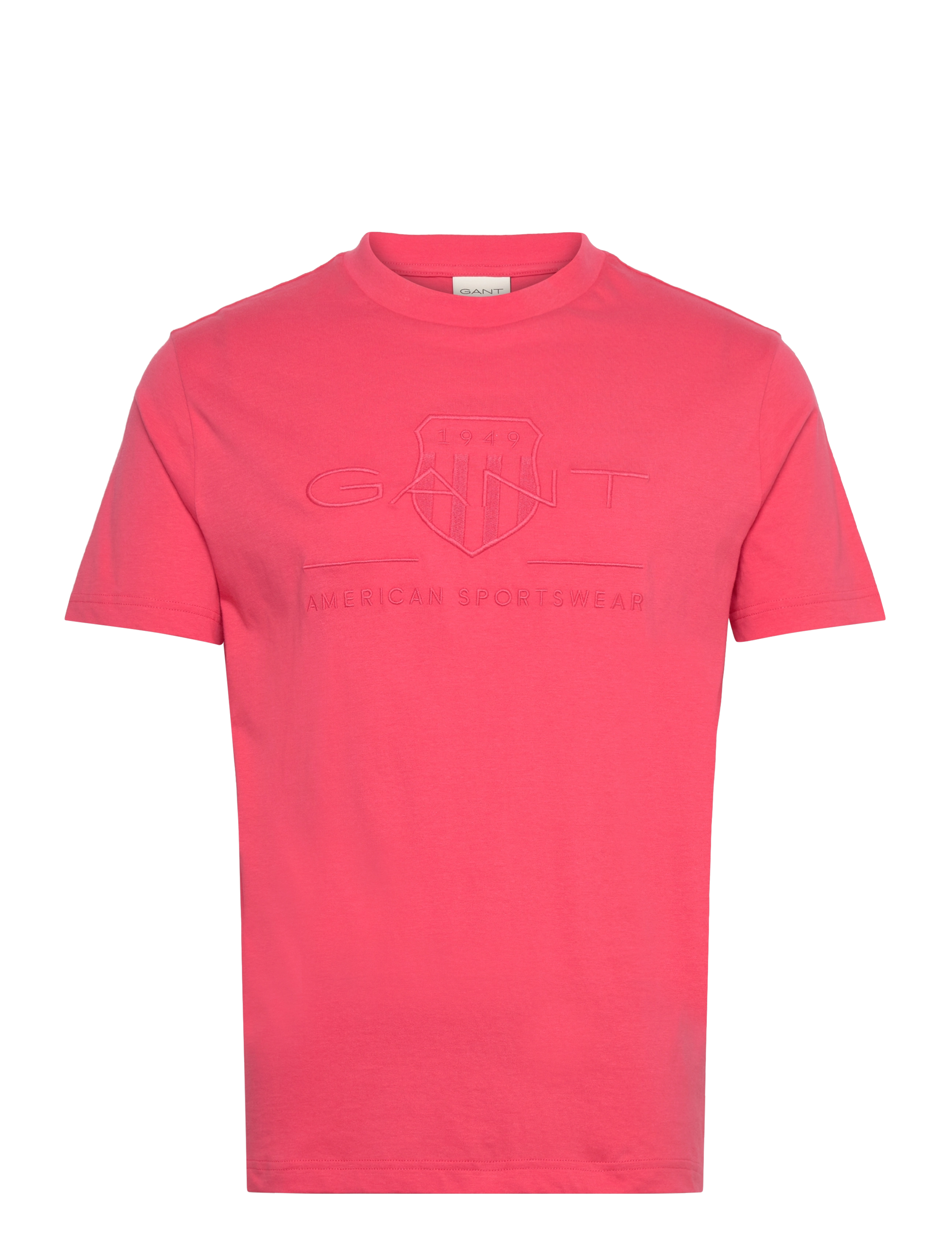 REG TONAL SHIELD SS T-SHIRT - WATERMELON RED