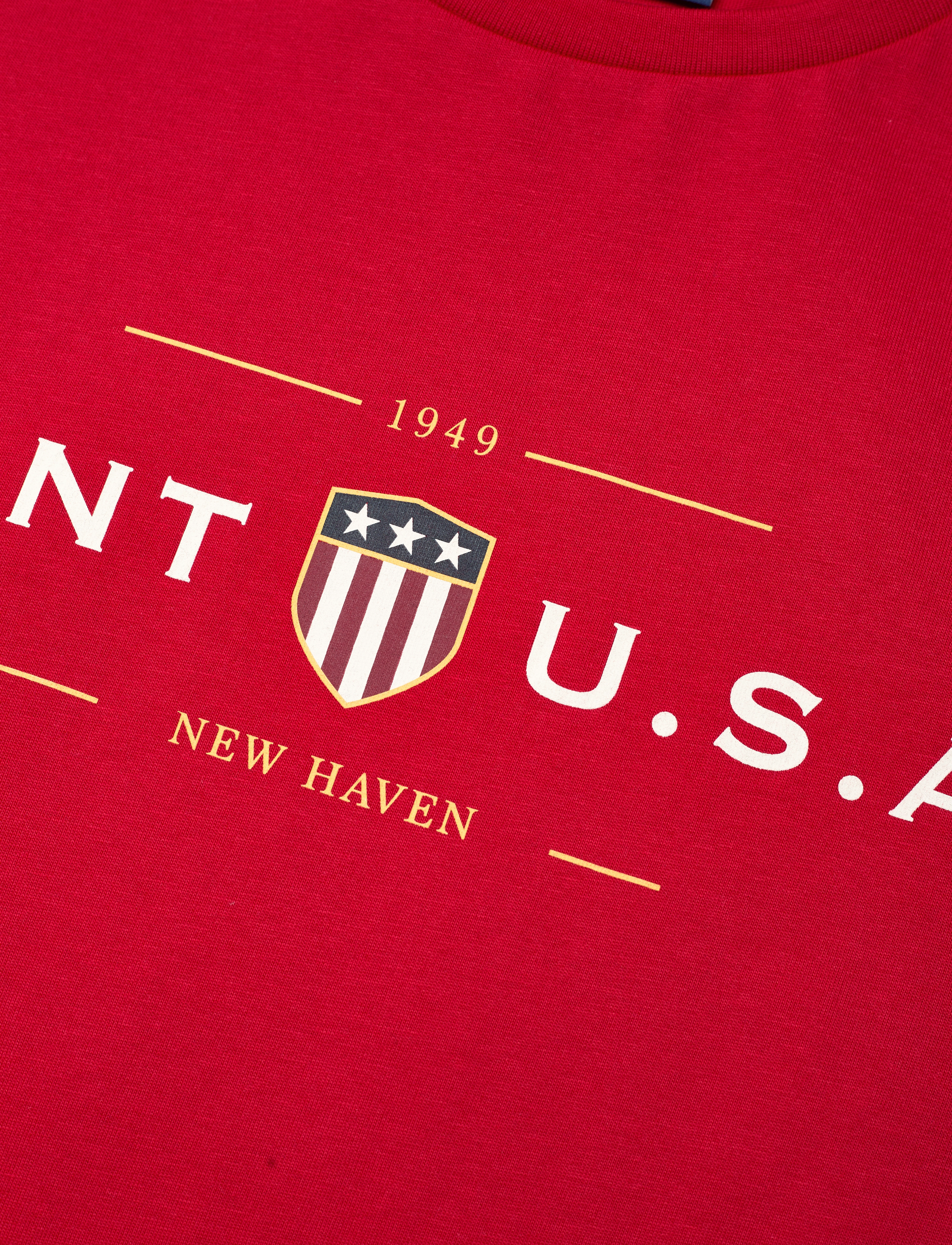 GANT - D1. BANNER SHIELD SS T-SHIRT - ruby red - 2