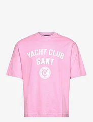 GANT - YACHT T-SHIRT - kortärmade t-shirts - bright pink - 0