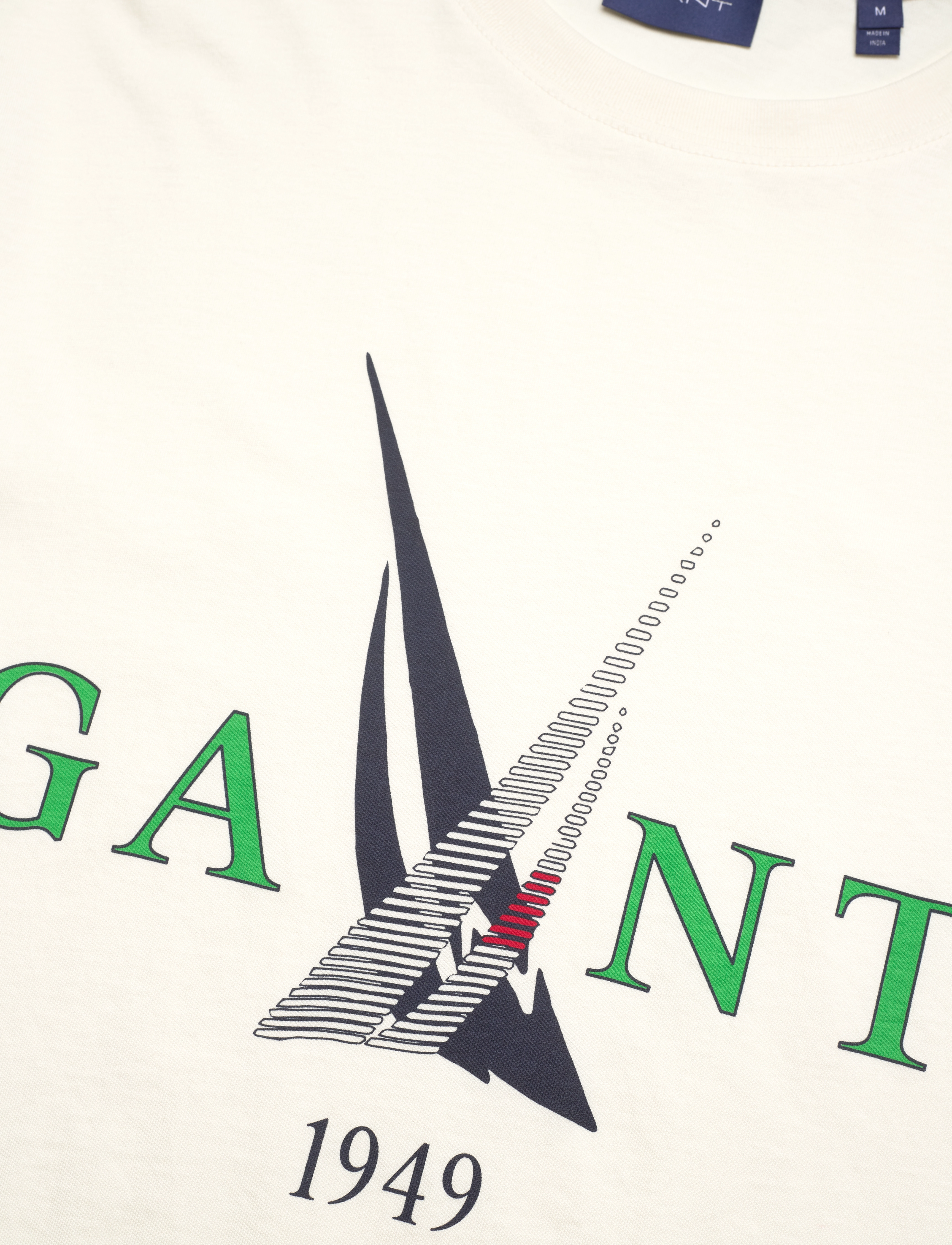 GANT - SAIL T-SHIRT - cream - 2