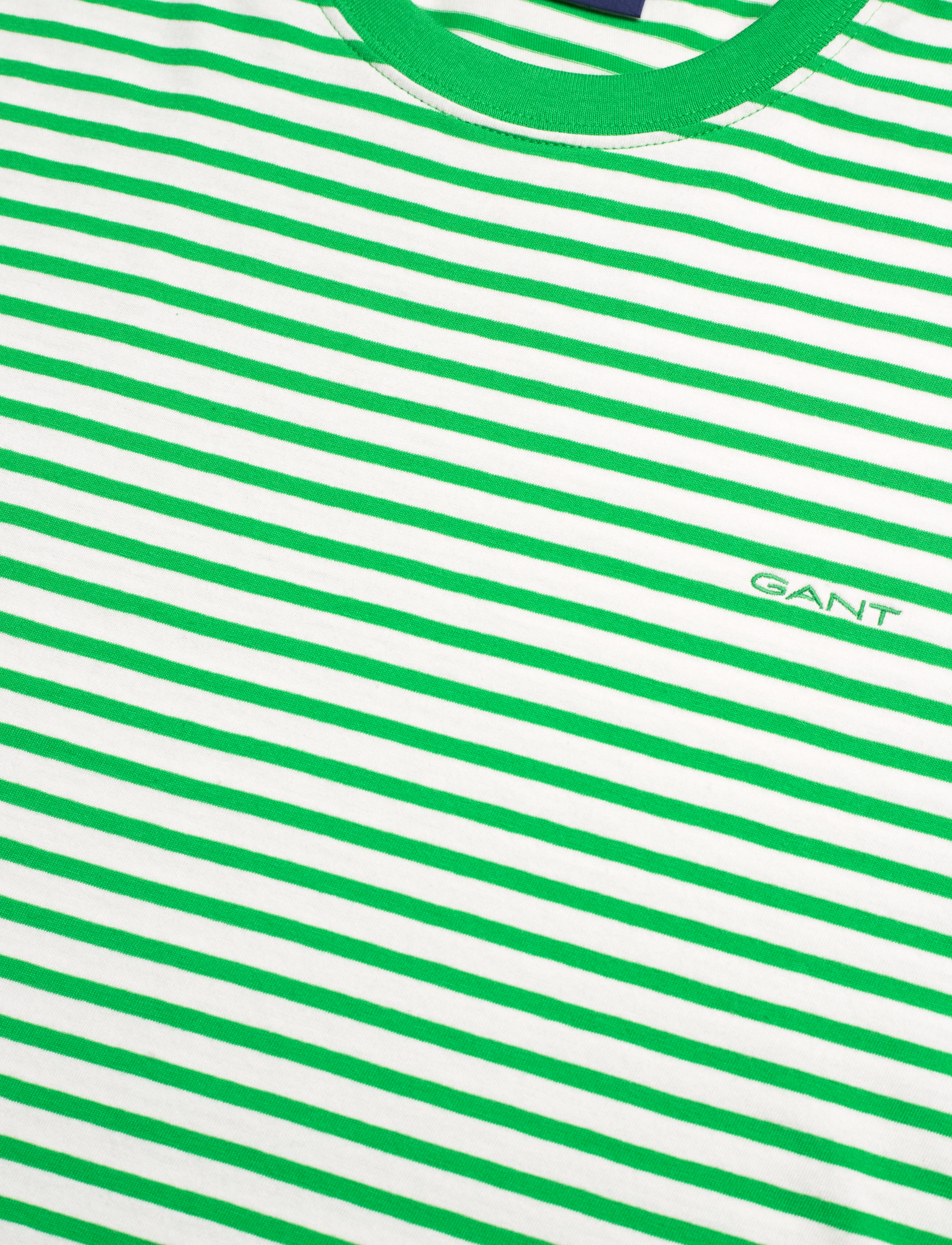 GANT - STRIPED T-SHIRT - mid green - 2
