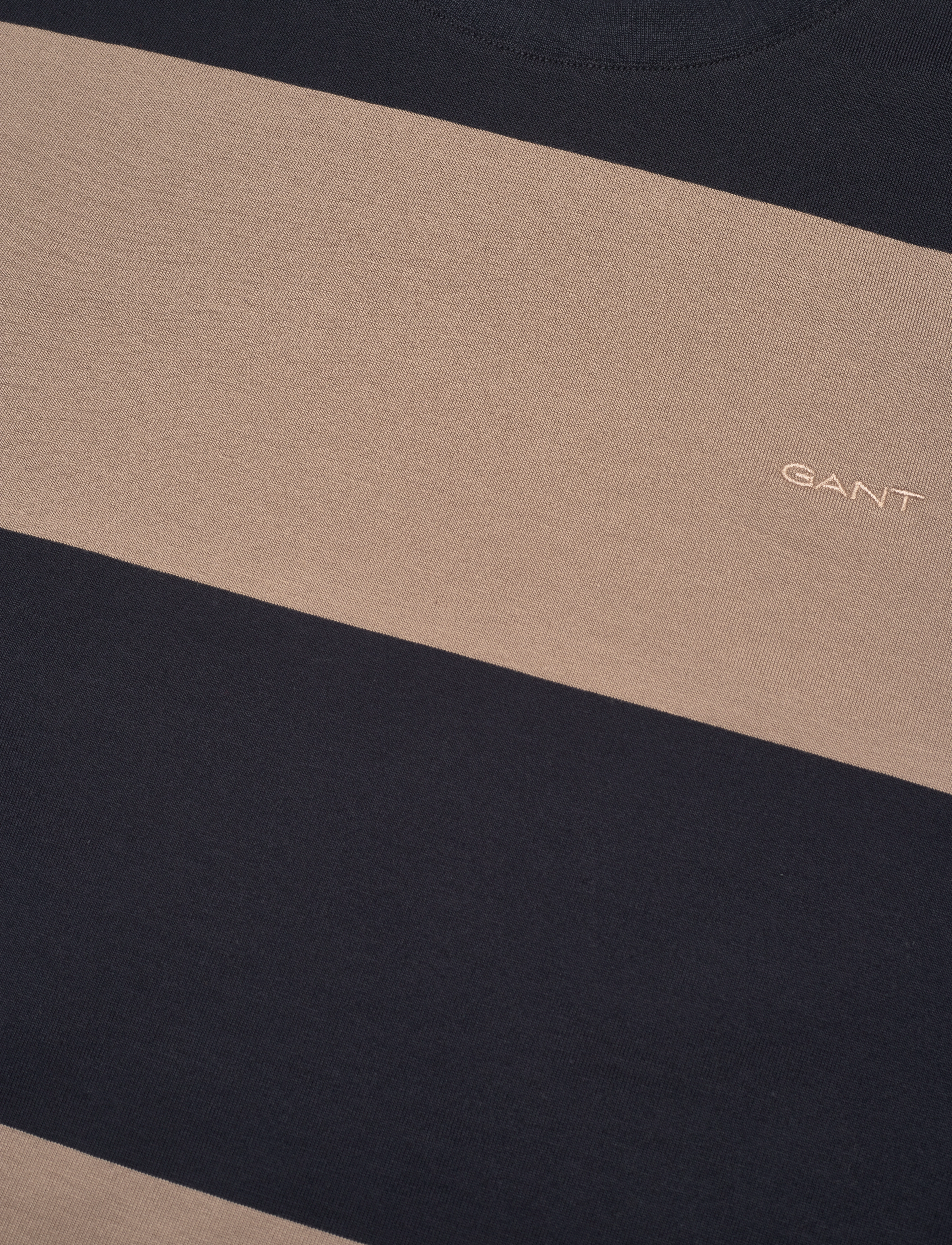 GANT - BLOCK STRIPE T-SHIRT - black - 2