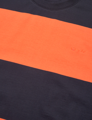 GANT - BLOCK STRIPE T-SHIRT - kortärmade t-shirts - pumpkin orange - 2