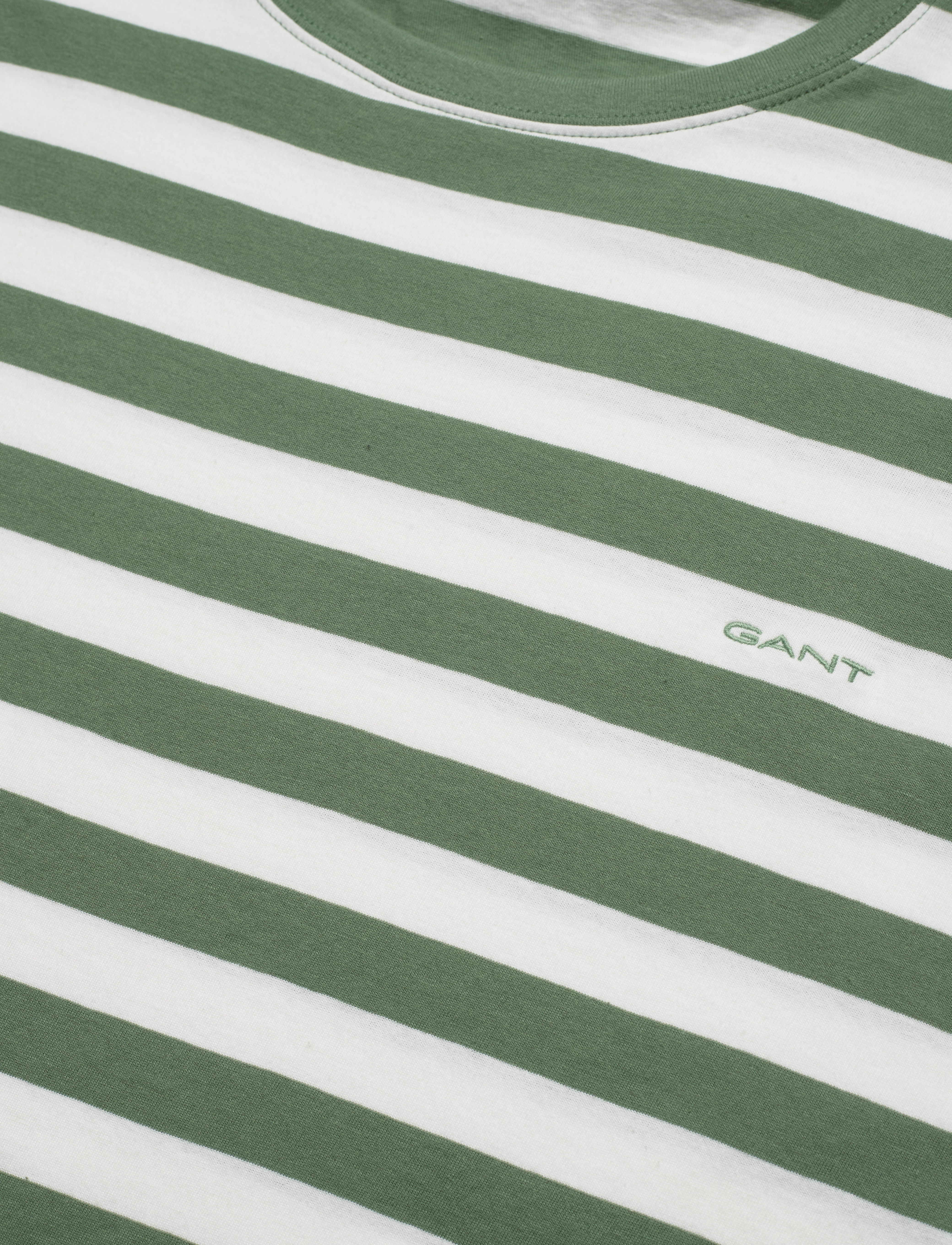 GANT - MULTISTRIPE T-SHIRT - kalamata green - 2