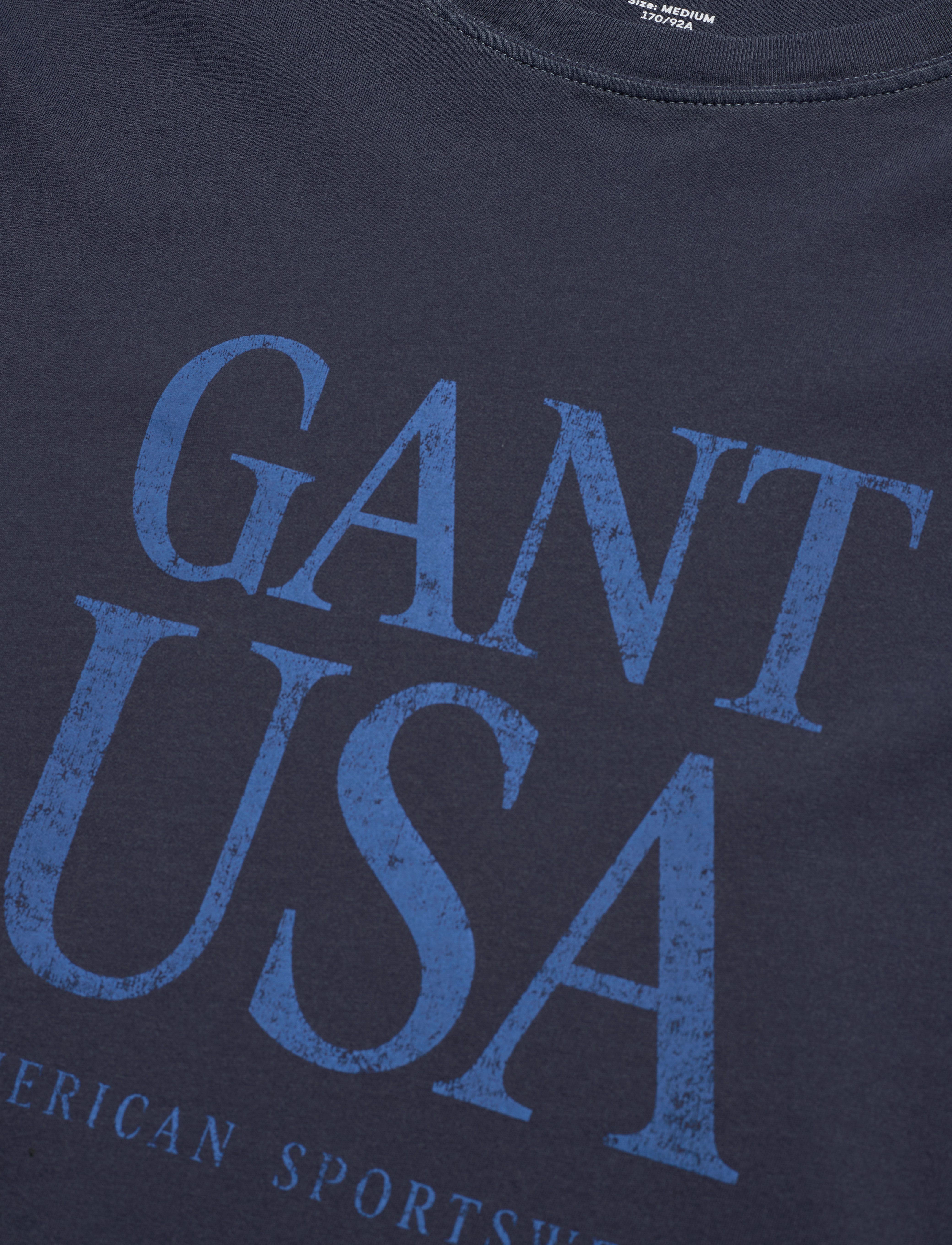 Gant - SUNFADED GANT USA T-SHIRT - evening blue - 2