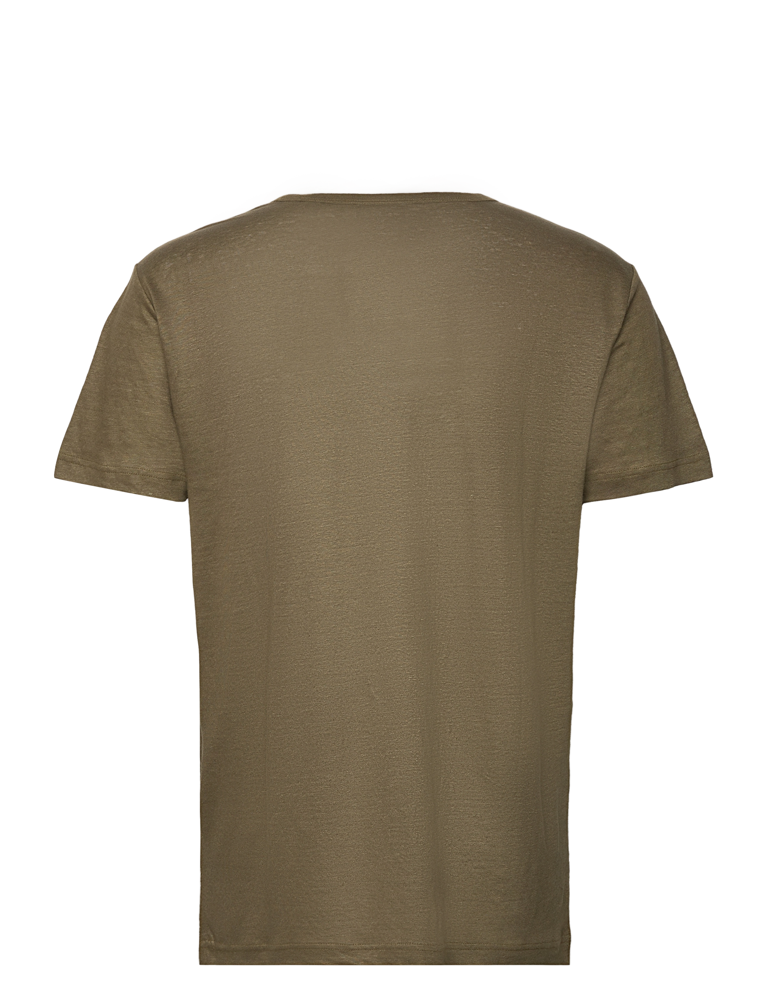 GANT - LINEN REGULAR T-SHIRT - racing green - 1