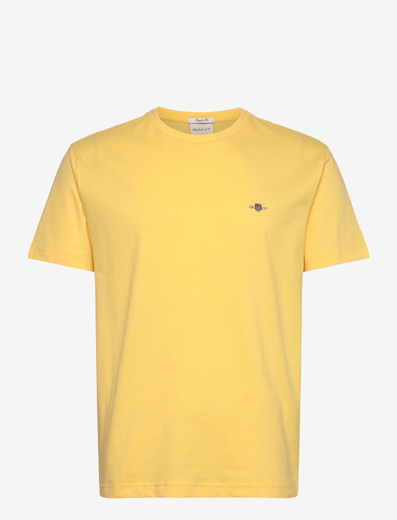 Gant - REG SHIELD SS T-SHIRT - kurzärmelig - banana yellow - 1