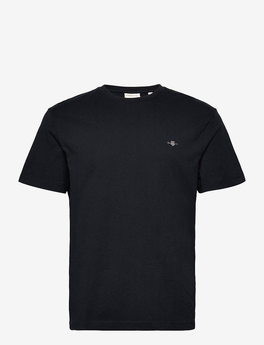 Gant - Shield T-Shirt - lühikeste varrukatega t-särgid - black - 1